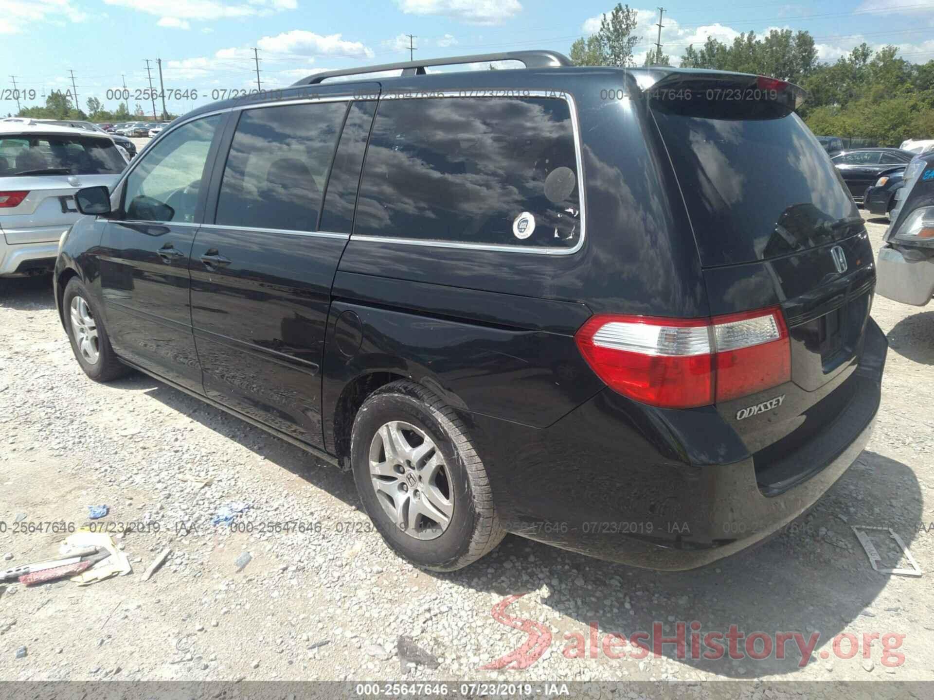 5FNRL387X6B454428 2006 HONDA ODYSSEY