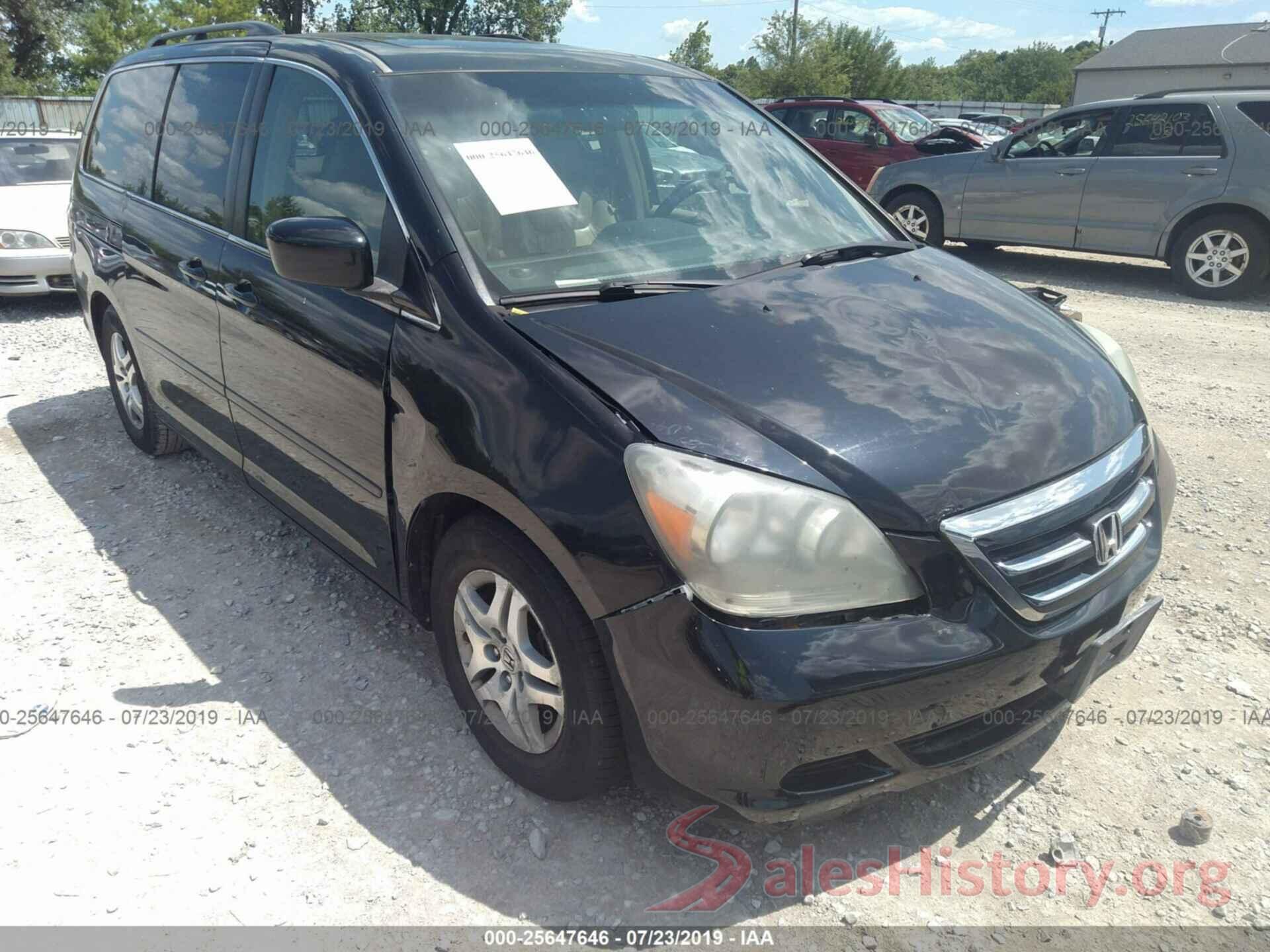 5FNRL387X6B454428 2006 HONDA ODYSSEY