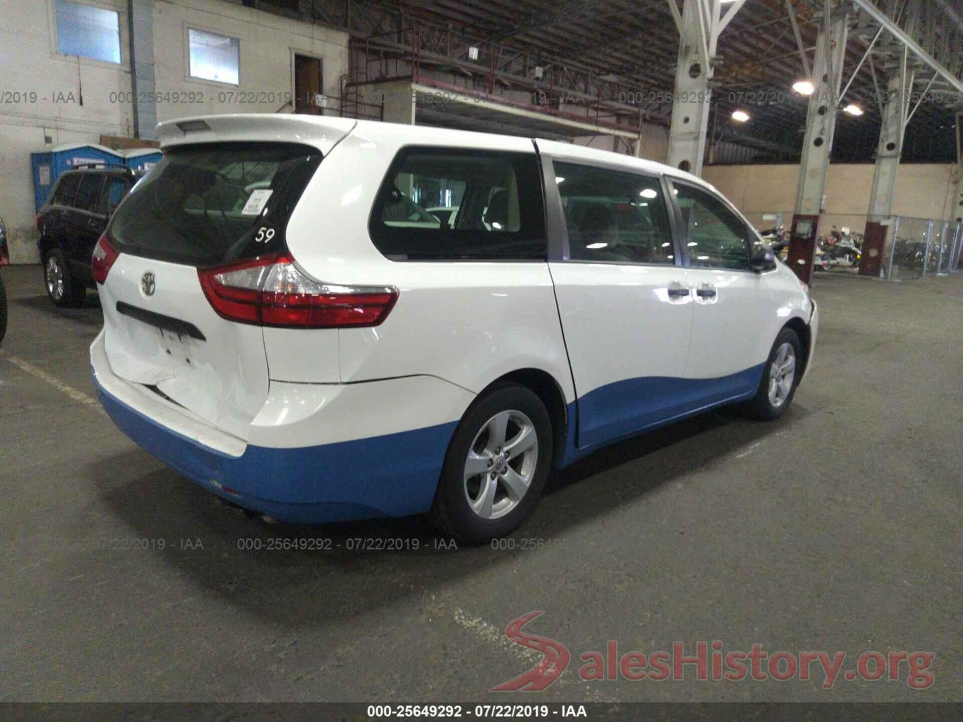 5TDZK3DC4FS536270 2015 TOYOTA SIENNA