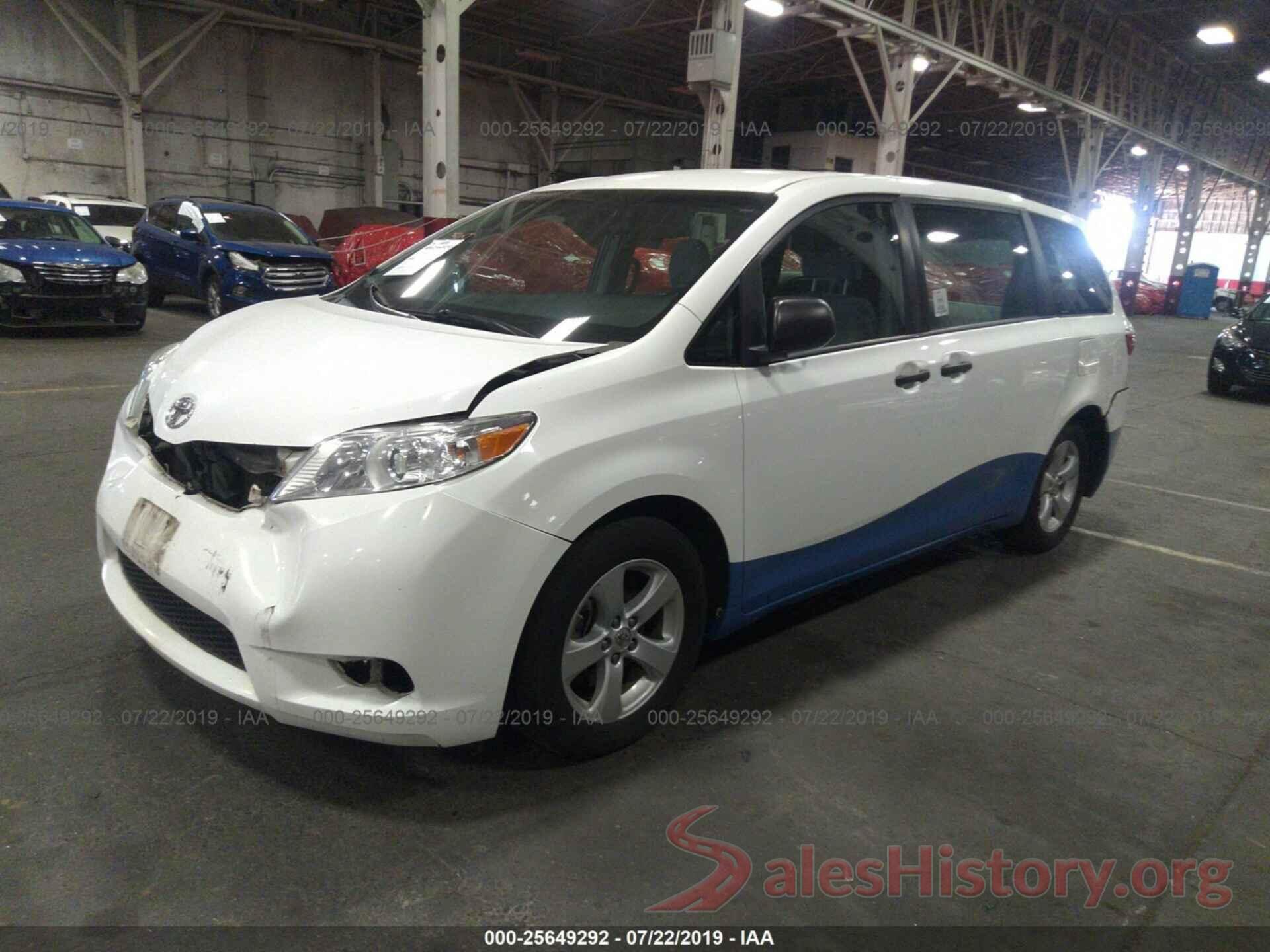 5TDZK3DC4FS536270 2015 TOYOTA SIENNA