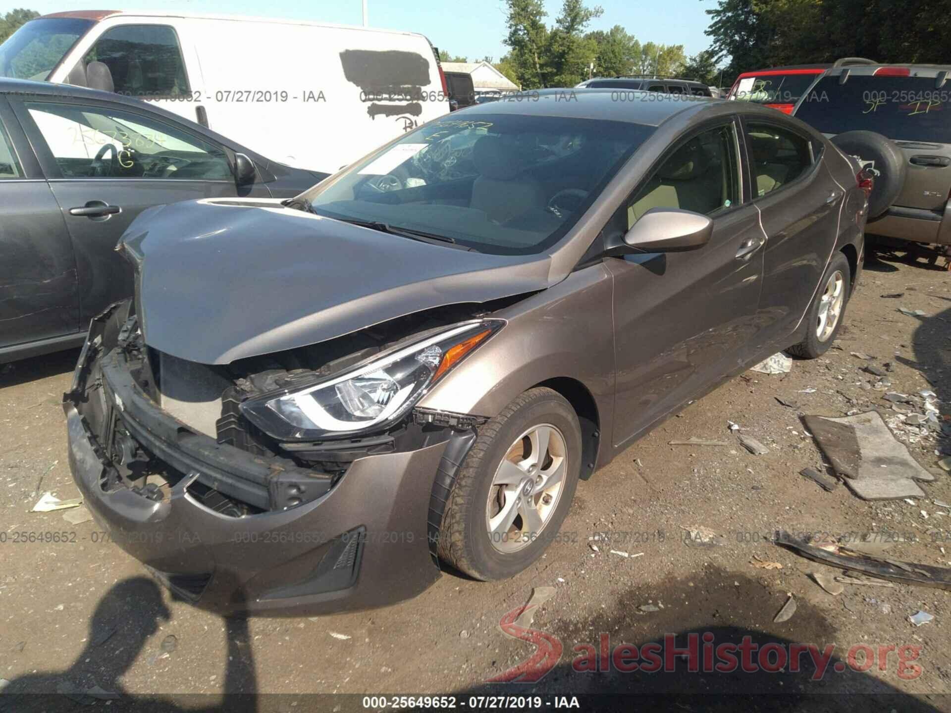 5NPDH4AE7EH525742 2014 HYUNDAI ELANTRA