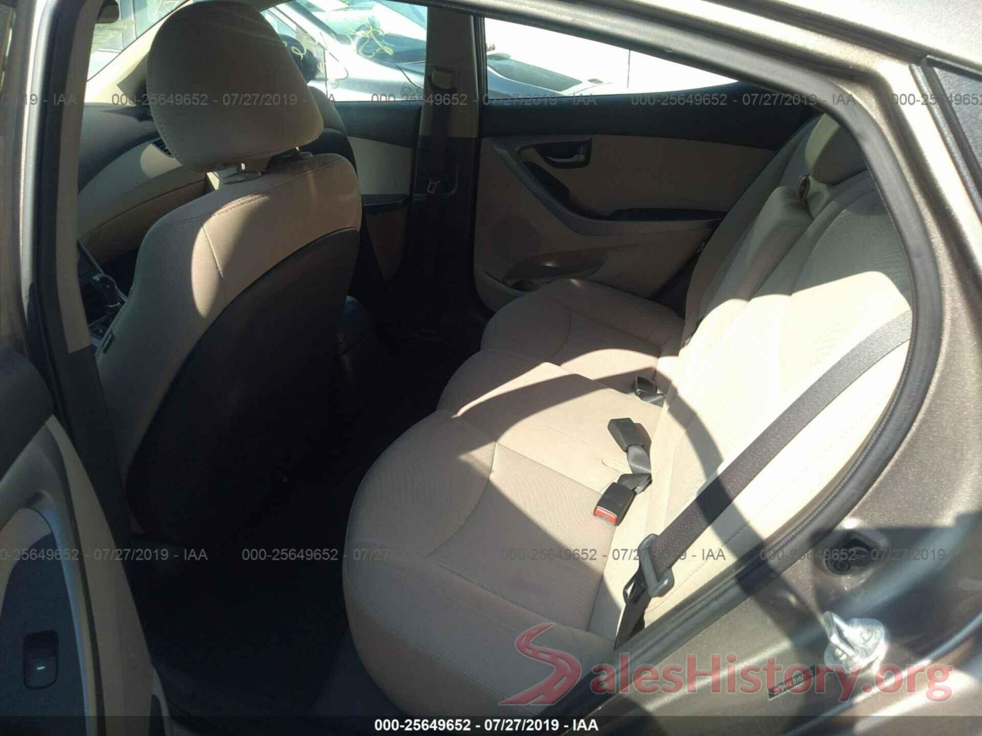 5NPDH4AE7EH525742 2014 HYUNDAI ELANTRA