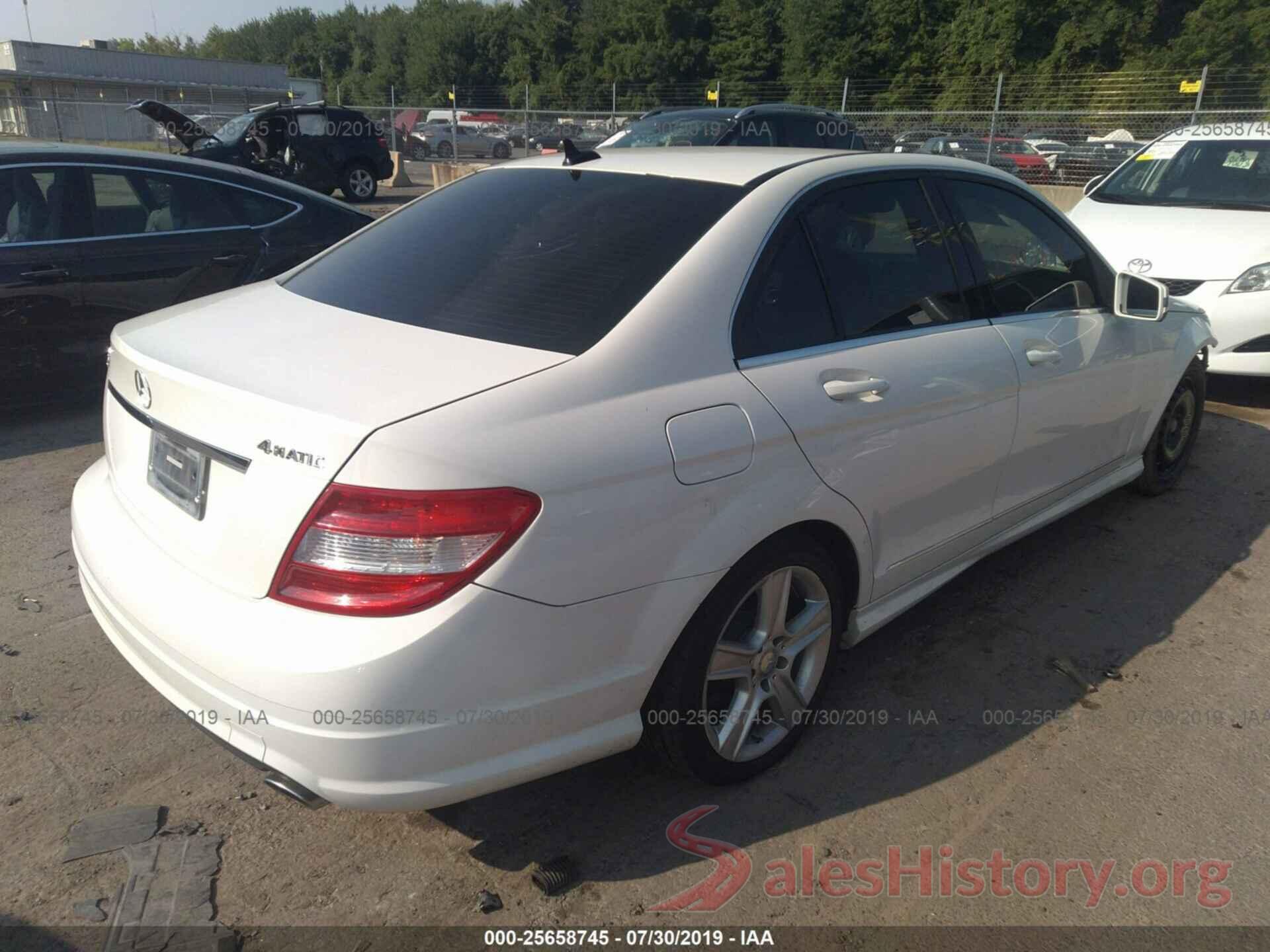 WDDGF8BB0AR106980 2010 MERCEDES-BENZ C