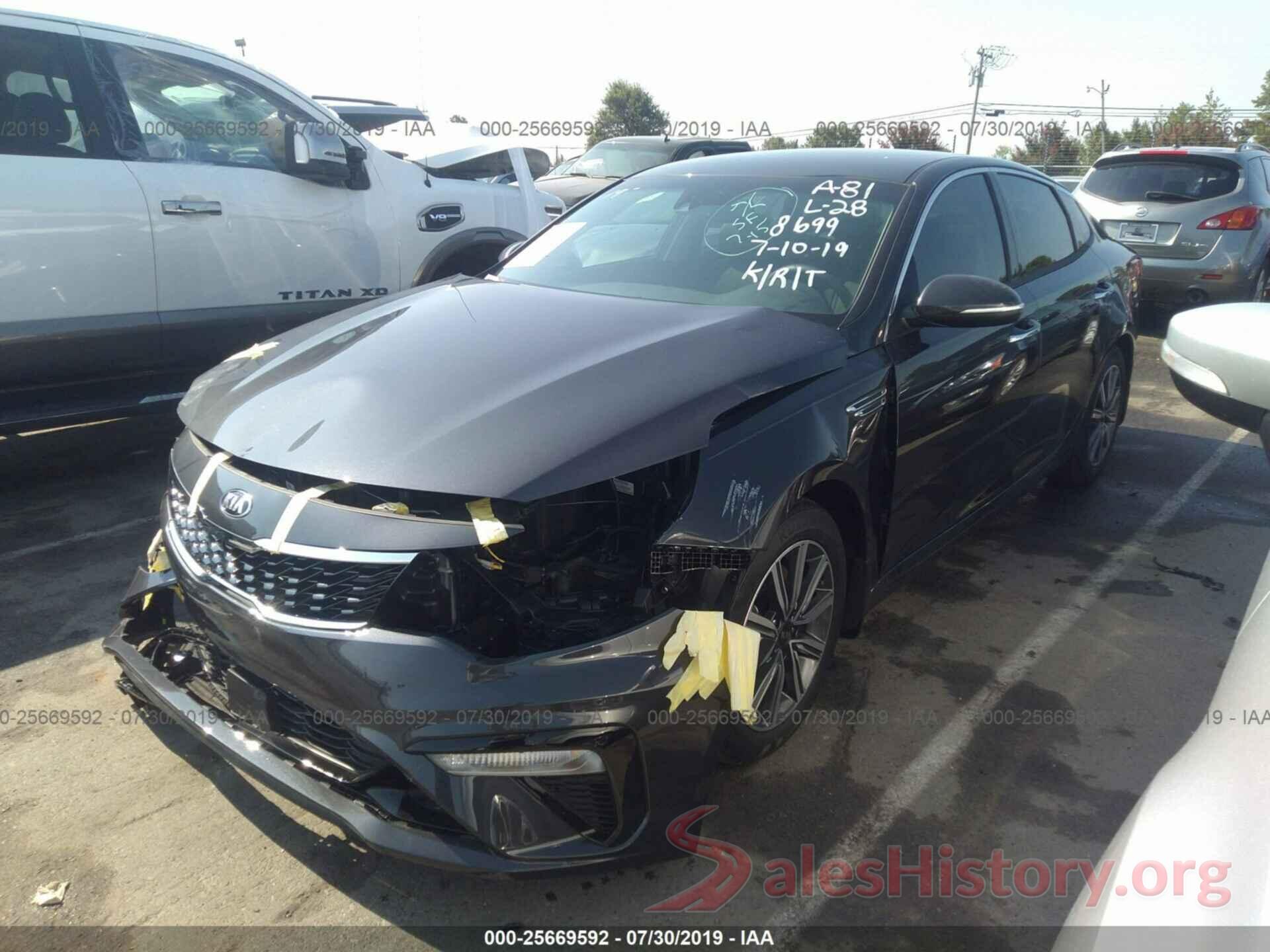 5XXGU4L12KG318699 2019 KIA OPTIMA