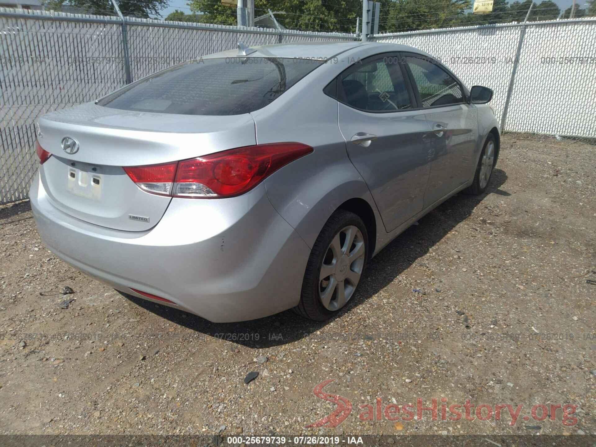 KMHDH4AE8CU272249 2012 HYUNDAI ELANTRA