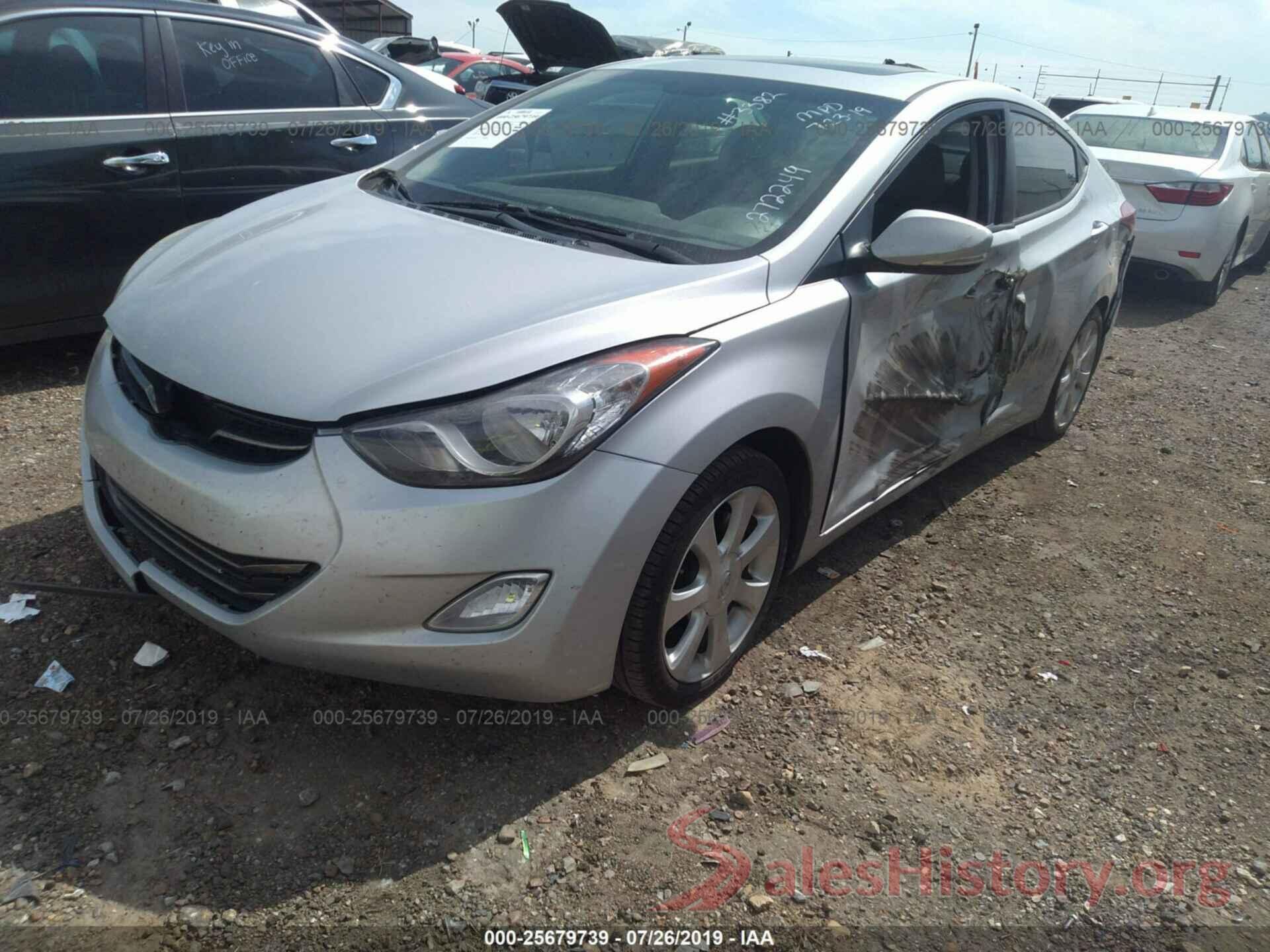 KMHDH4AE8CU272249 2012 HYUNDAI ELANTRA