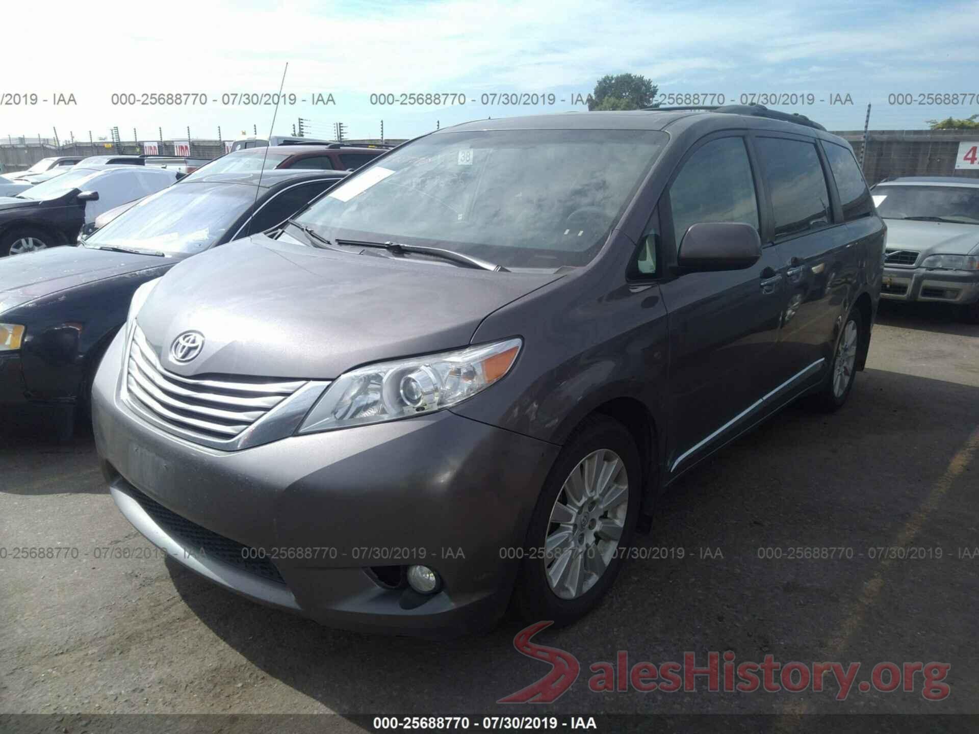 5TDDK3DC1CS048397 2012 TOYOTA SIENNA