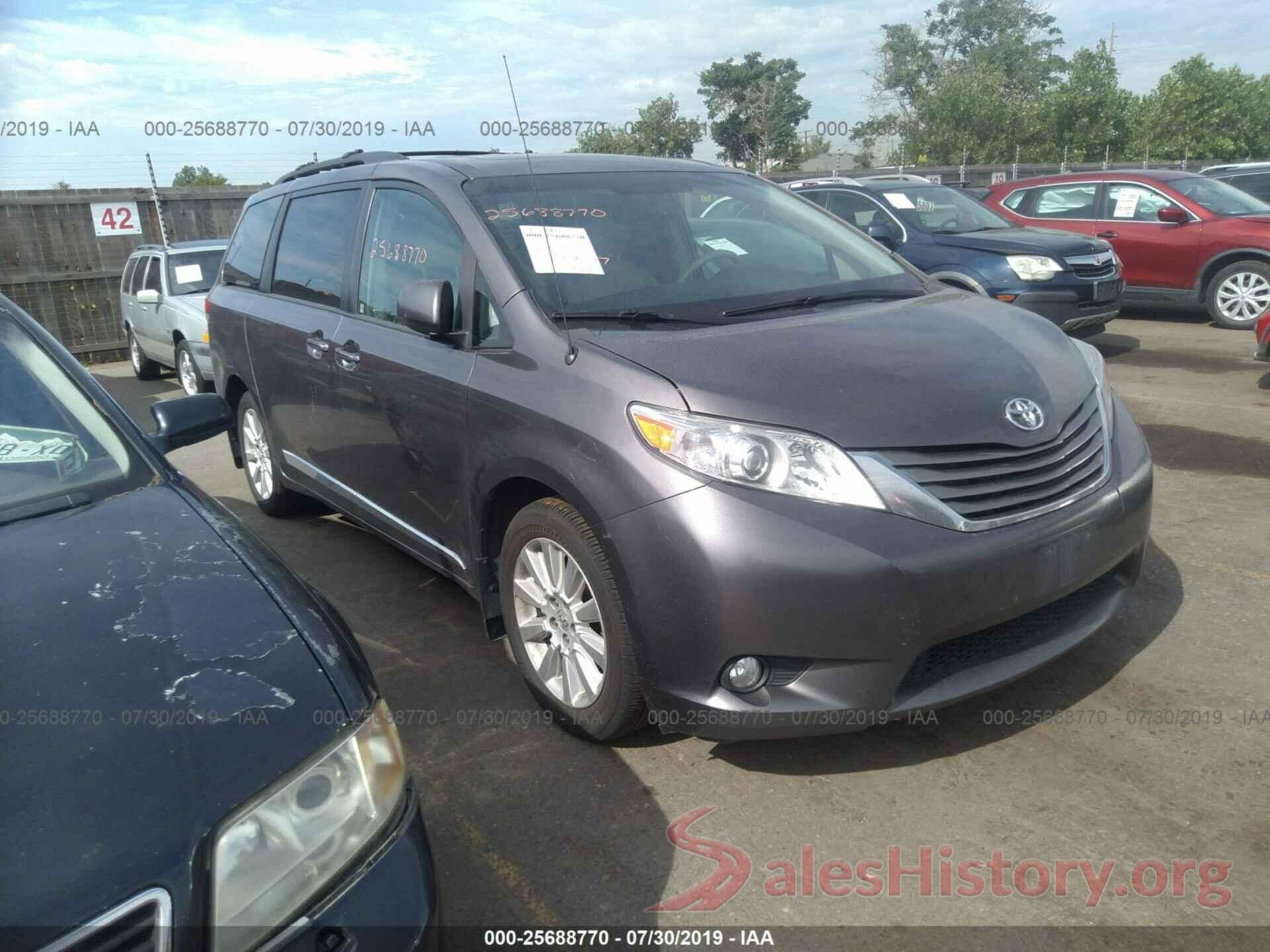 5TDDK3DC1CS048397 2012 TOYOTA SIENNA