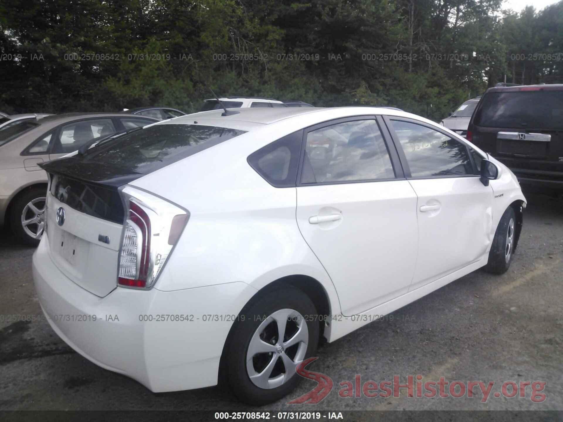 JTDKN3DU8D0338065 2013 TOYOTA PRIUS