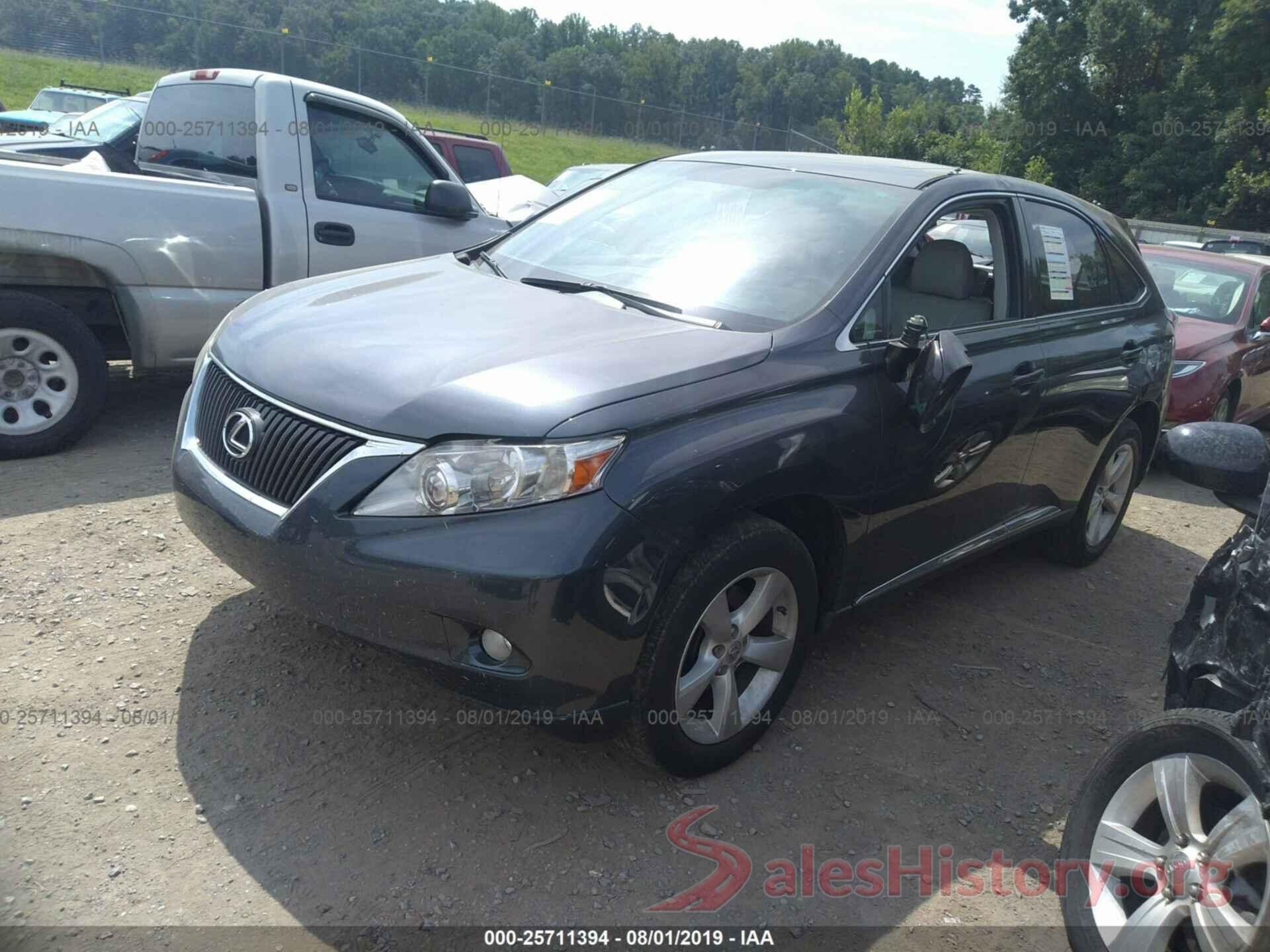 2T2BK1BA7AC064523 2010 LEXUS RX