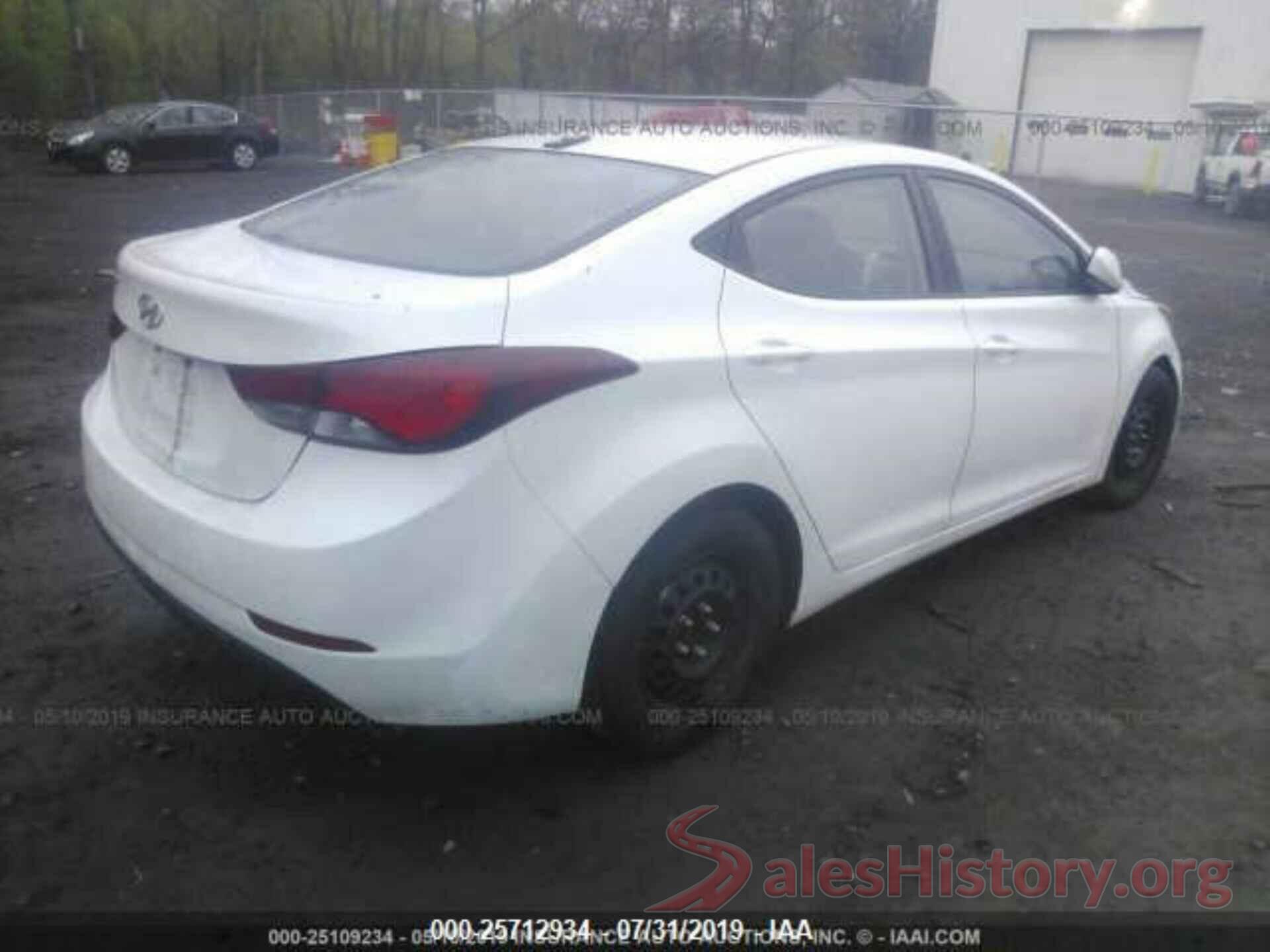 5NPDH4AE3GH665533 2016 HYUNDAI ELANTRA