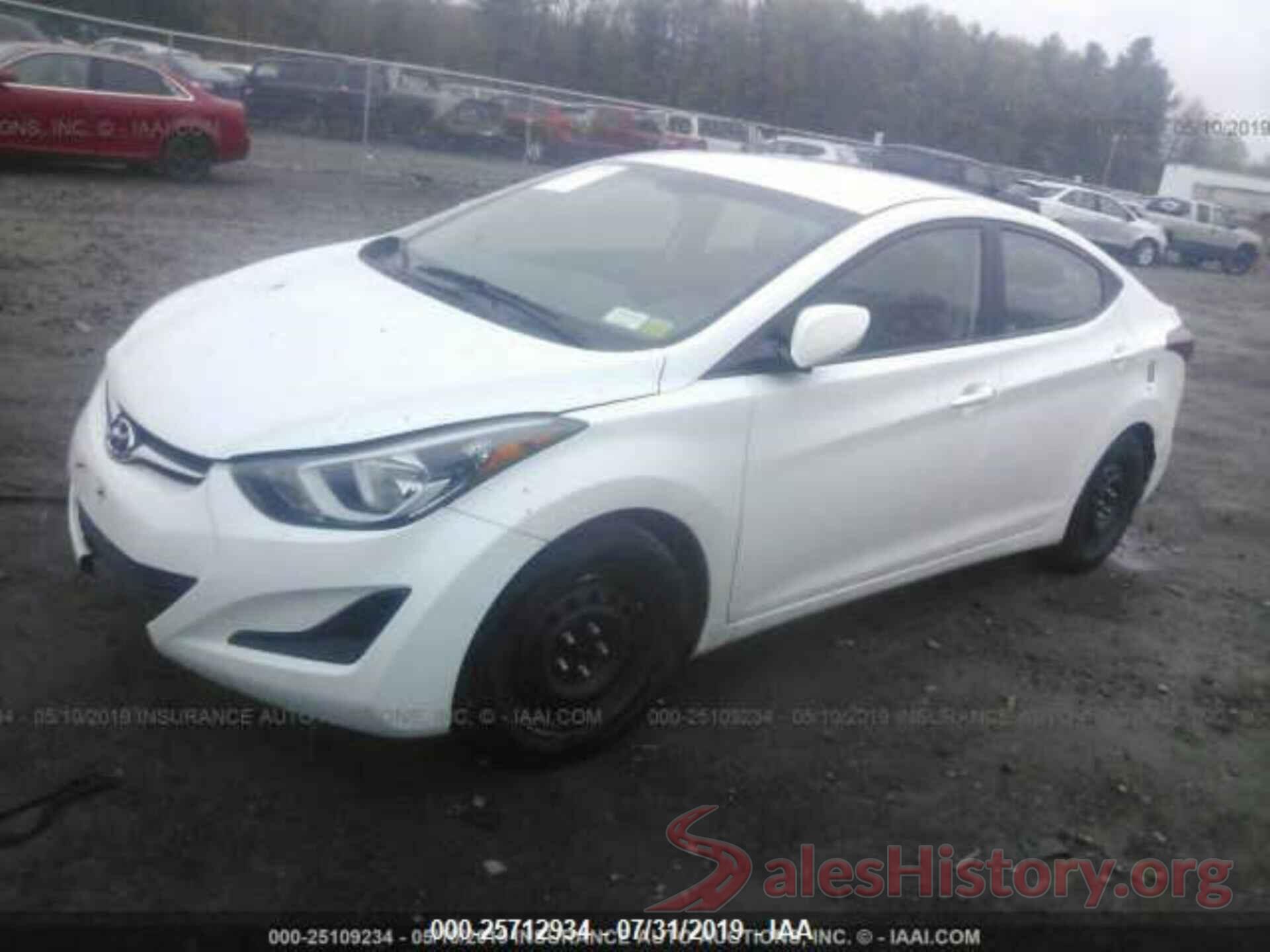 5NPDH4AE3GH665533 2016 HYUNDAI ELANTRA