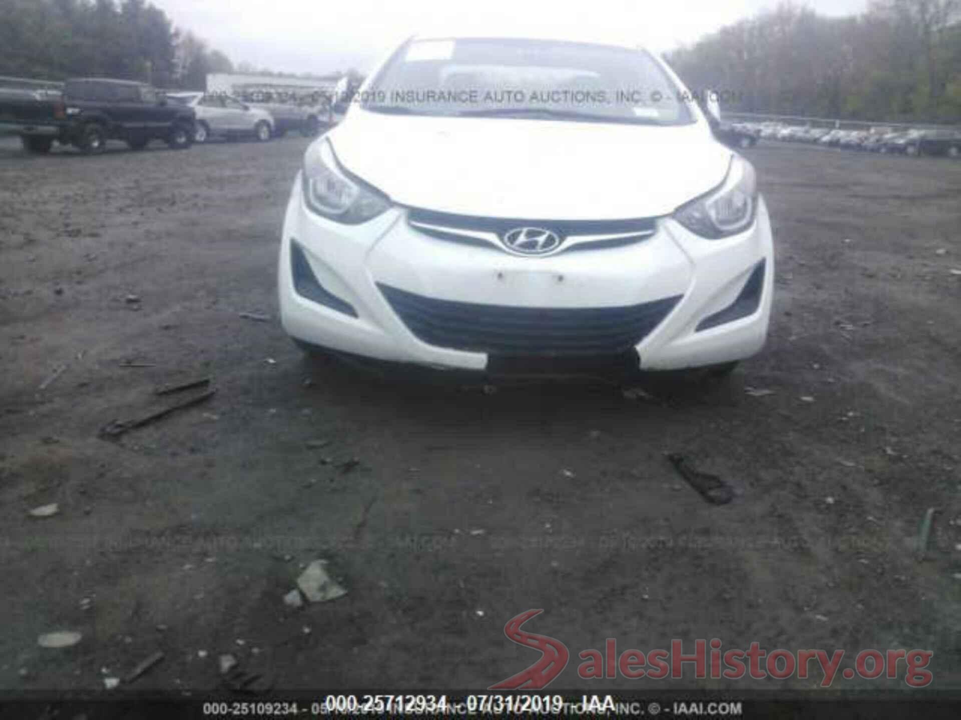 5NPDH4AE3GH665533 2016 HYUNDAI ELANTRA