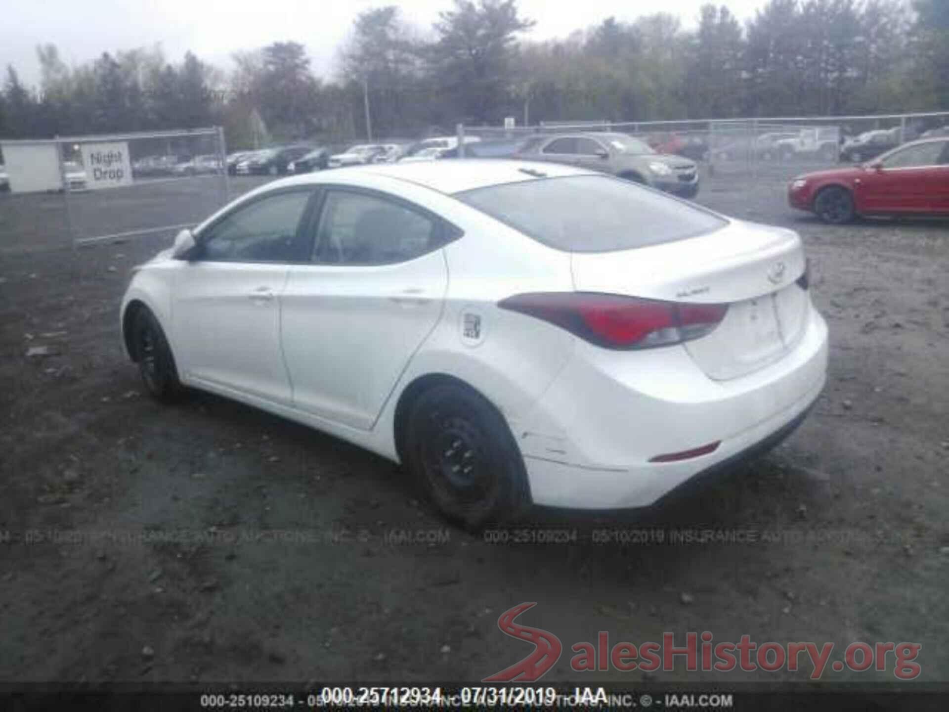 5NPDH4AE3GH665533 2016 HYUNDAI ELANTRA