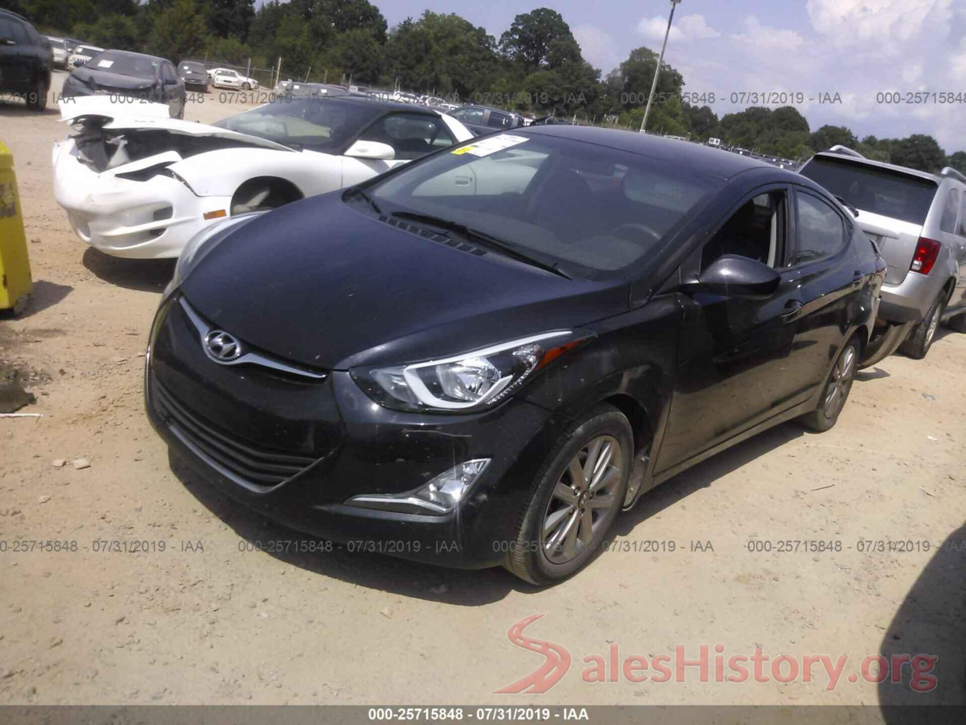 5NPDH4AE1FH621240 2015 HYUNDAI ELANTRA