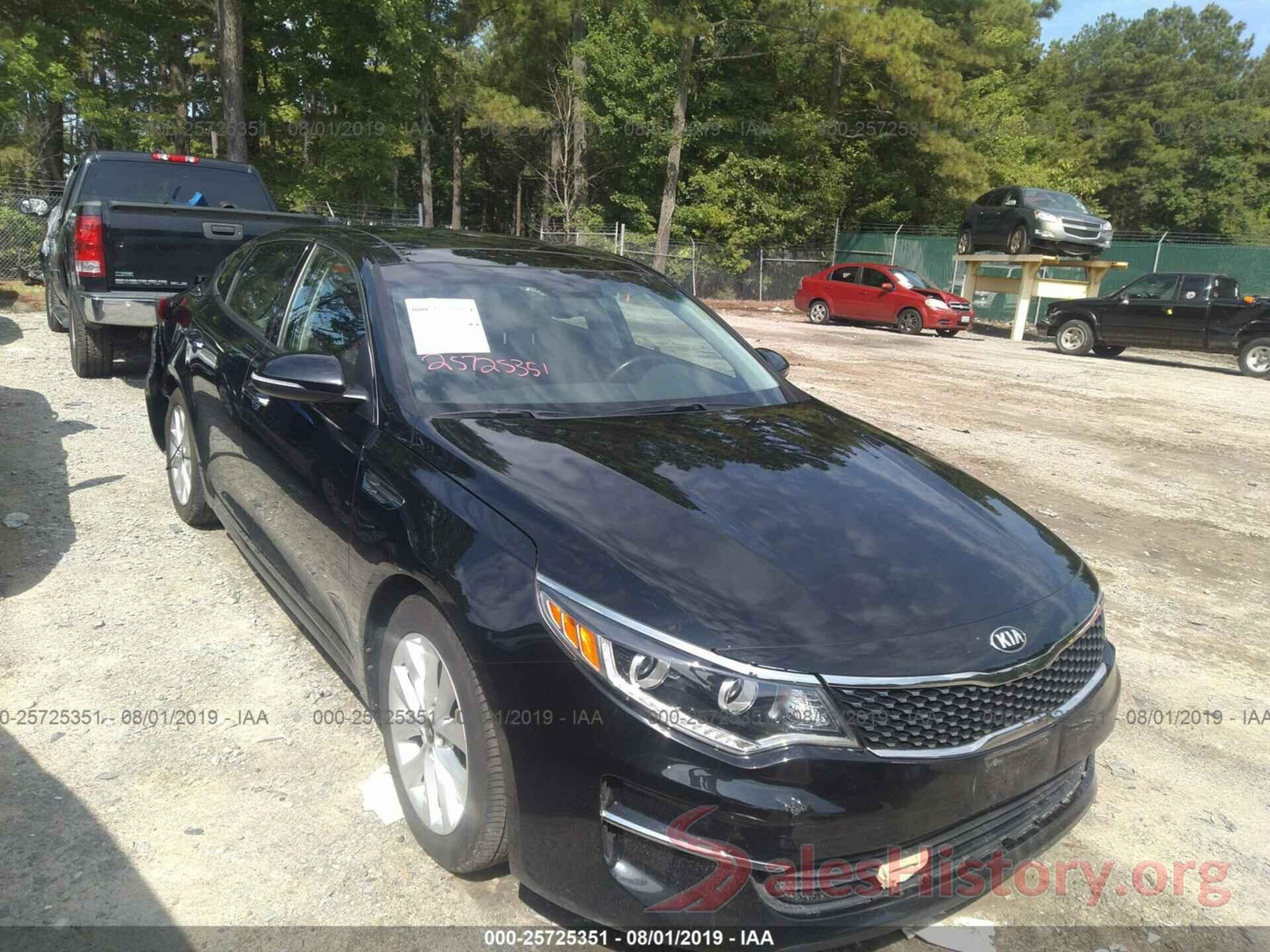 5XXGU4L38GG062447 2016 KIA OPTIMA