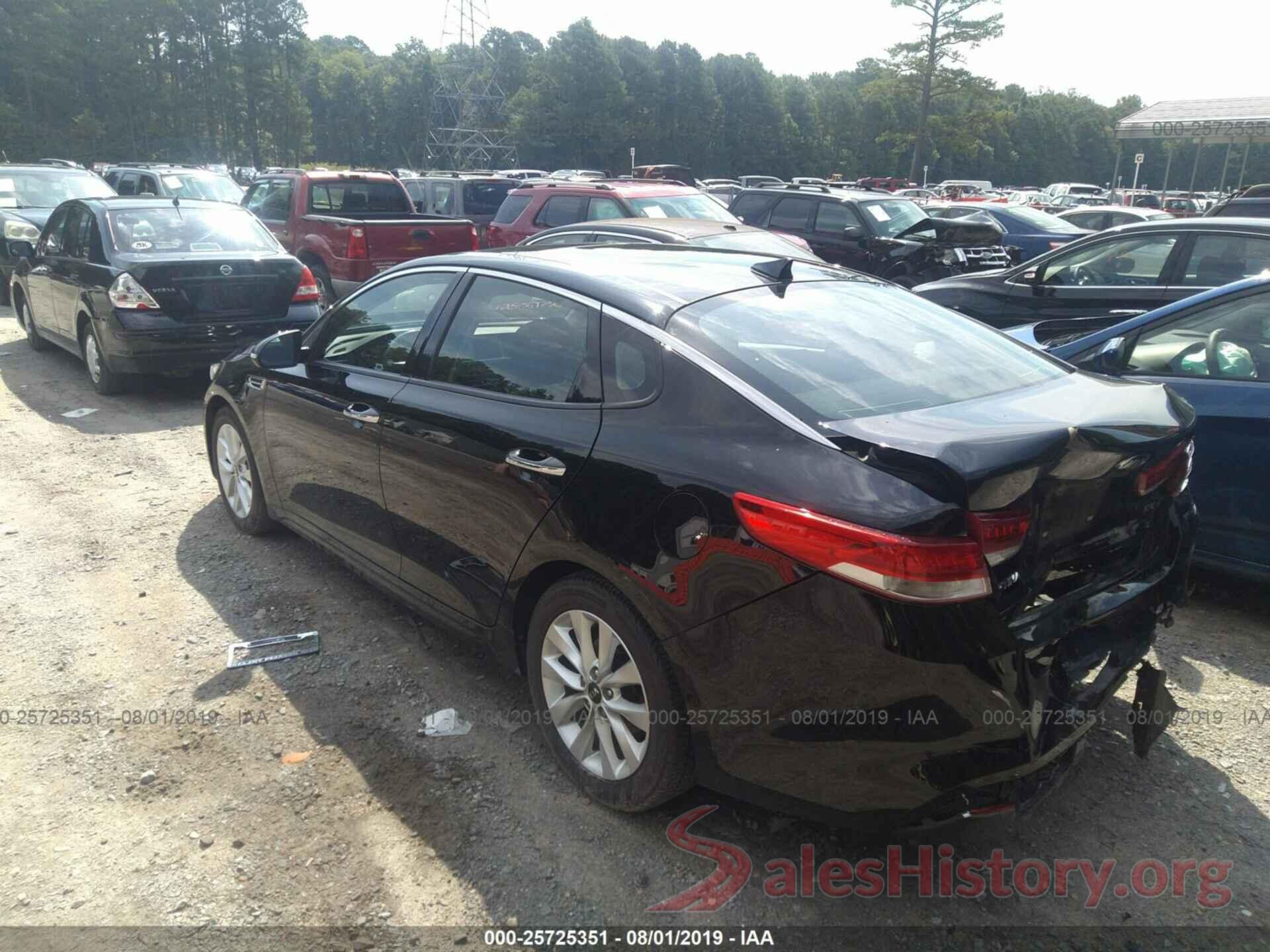 5XXGU4L38GG062447 2016 KIA OPTIMA