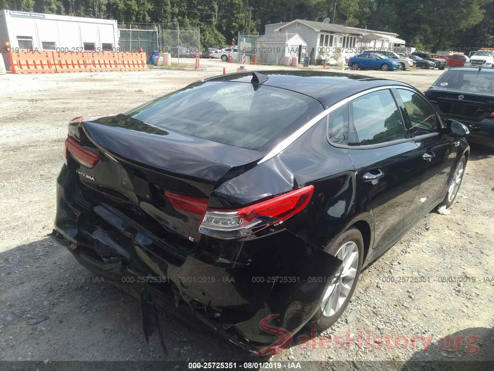 5XXGU4L38GG062447 2016 KIA OPTIMA