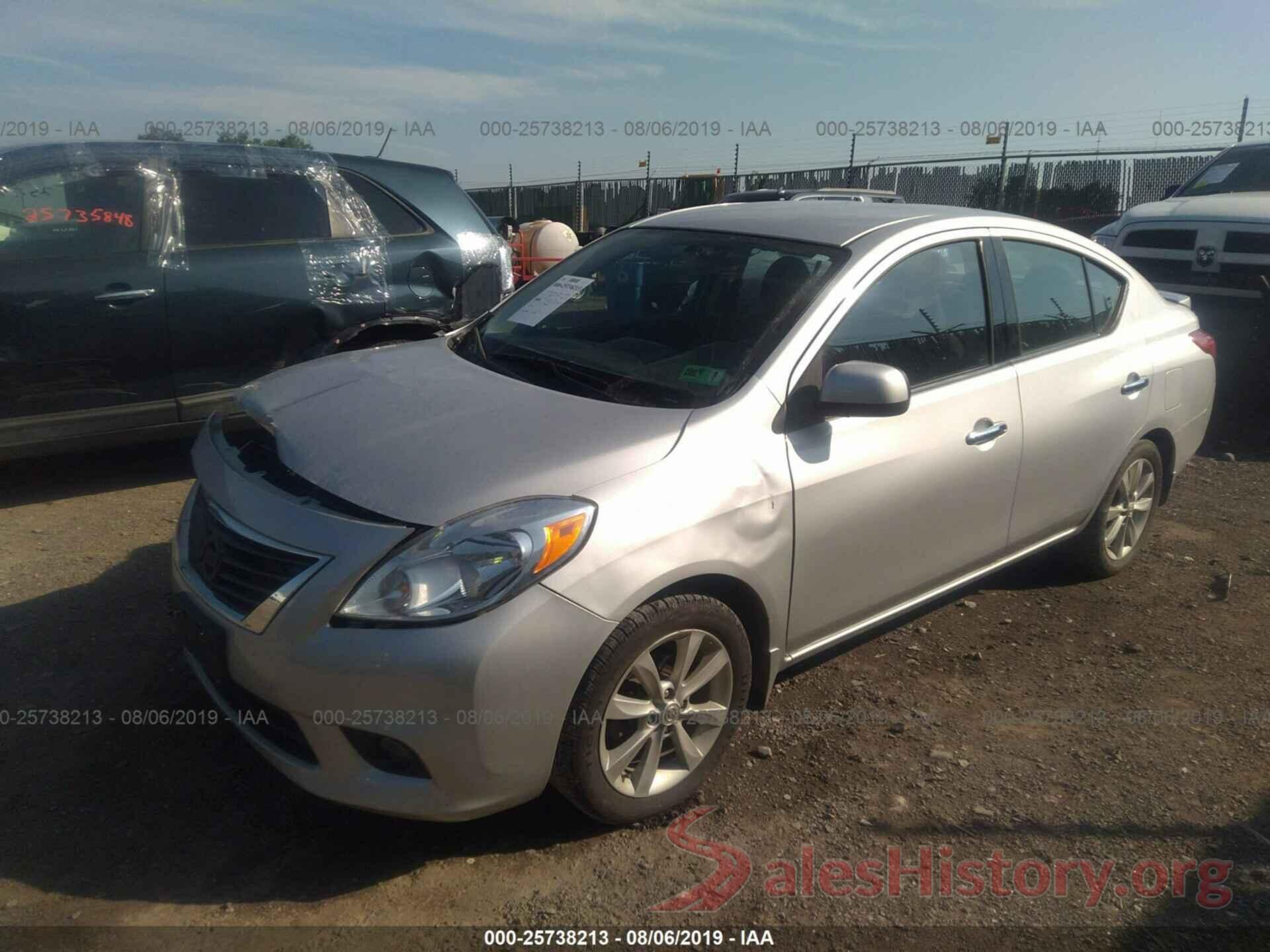 3N1CN7AP1EL854351 2014 NISSAN VERSA