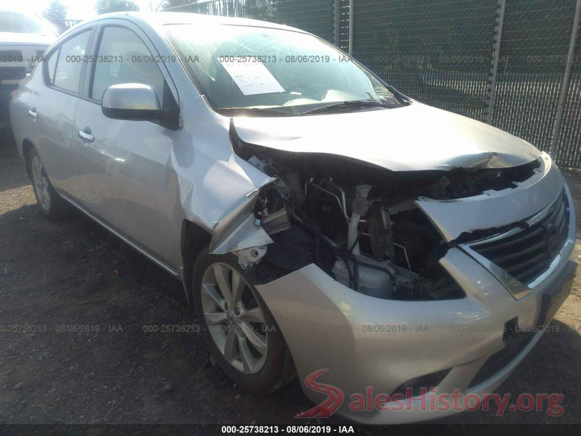 3N1CN7AP1EL854351 2014 NISSAN VERSA