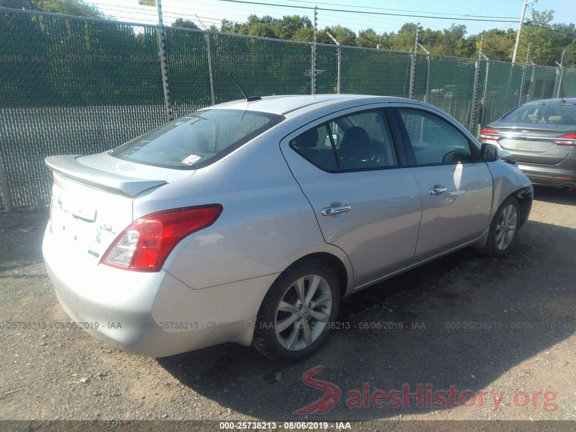 3N1CN7AP1EL854351 2014 NISSAN VERSA