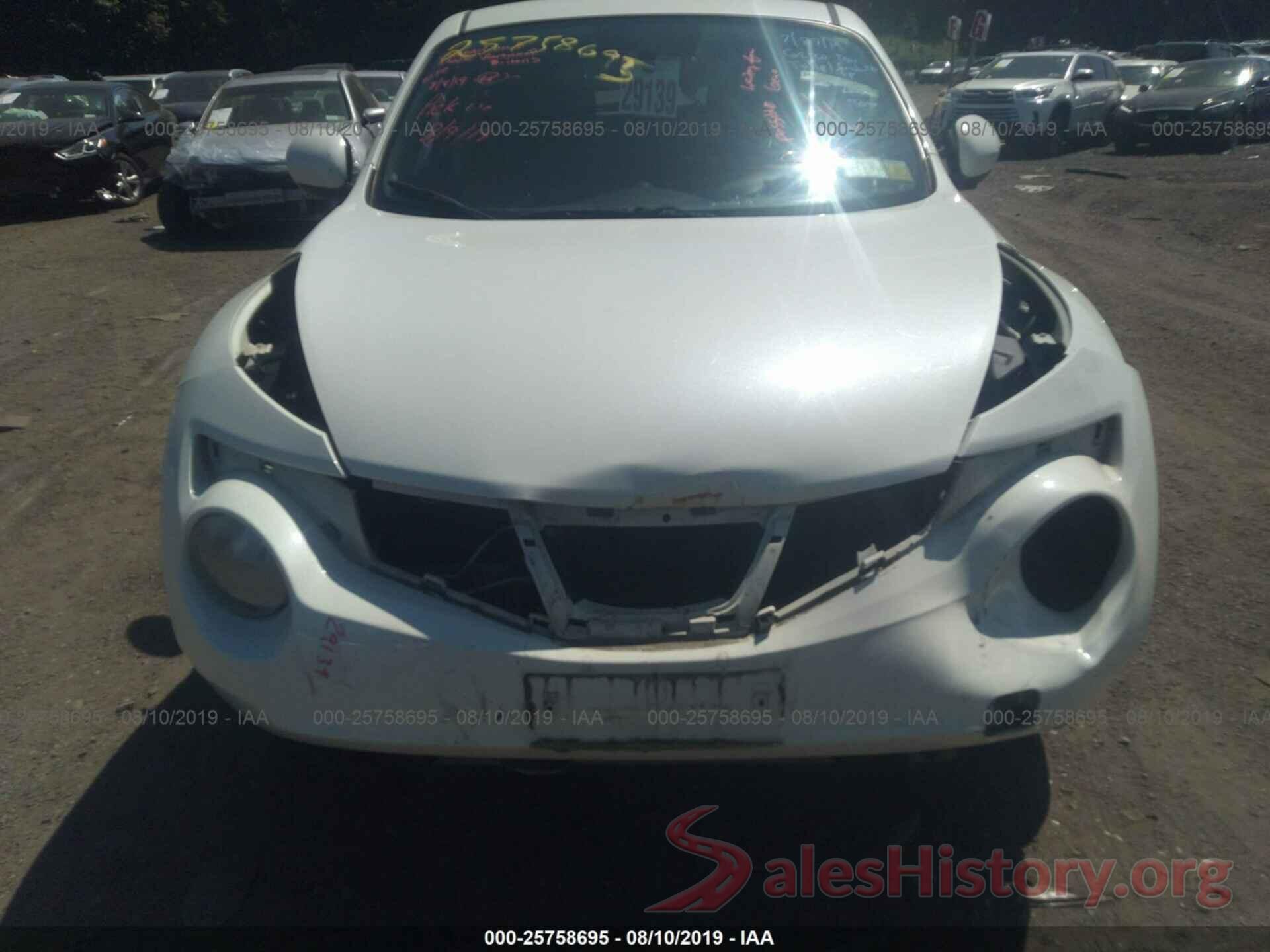 JN8AF5MV7CT122190 2012 NISSAN JUKE