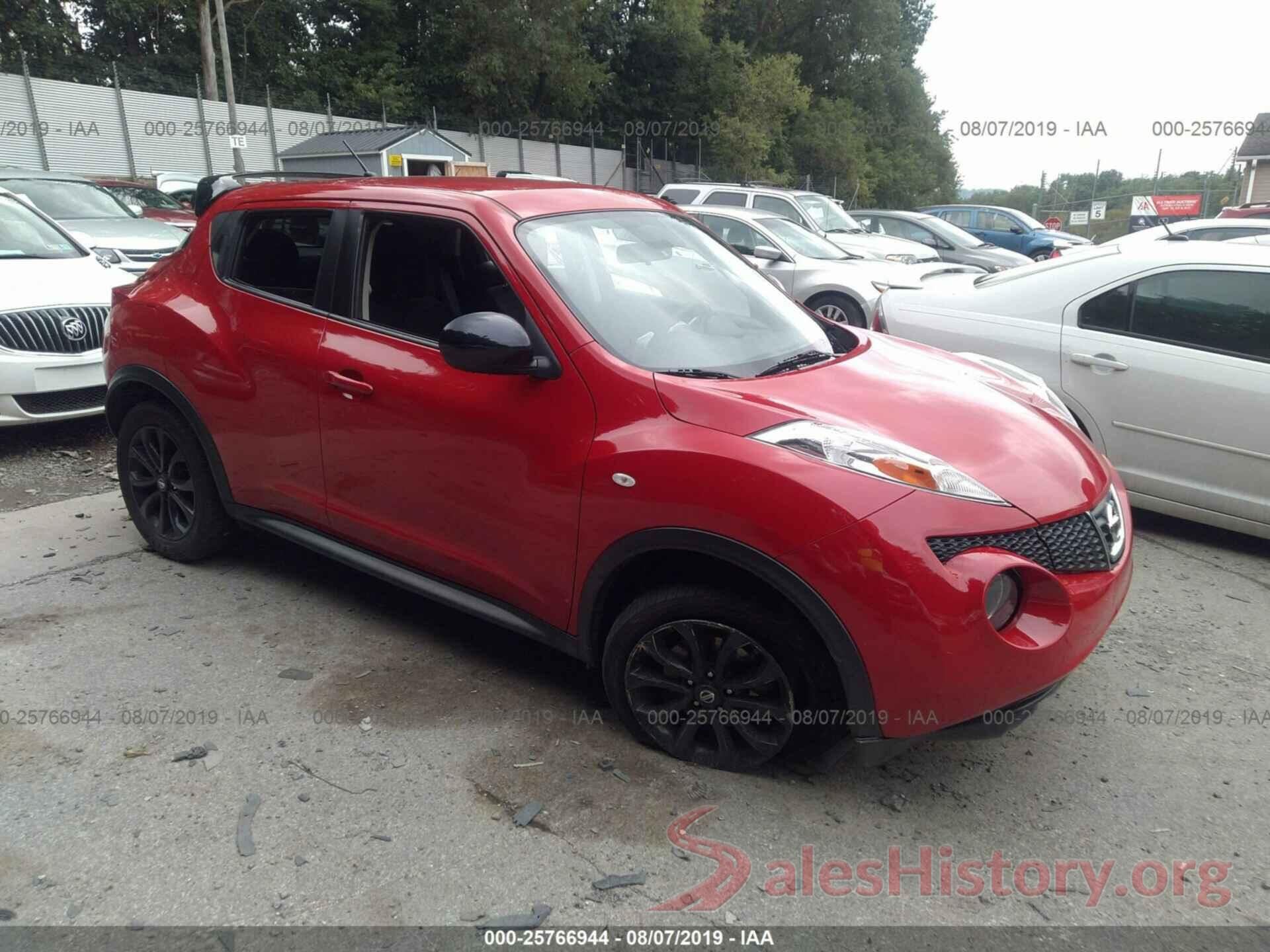 JN8AF5MR6ET355757 2014 NISSAN JUKE