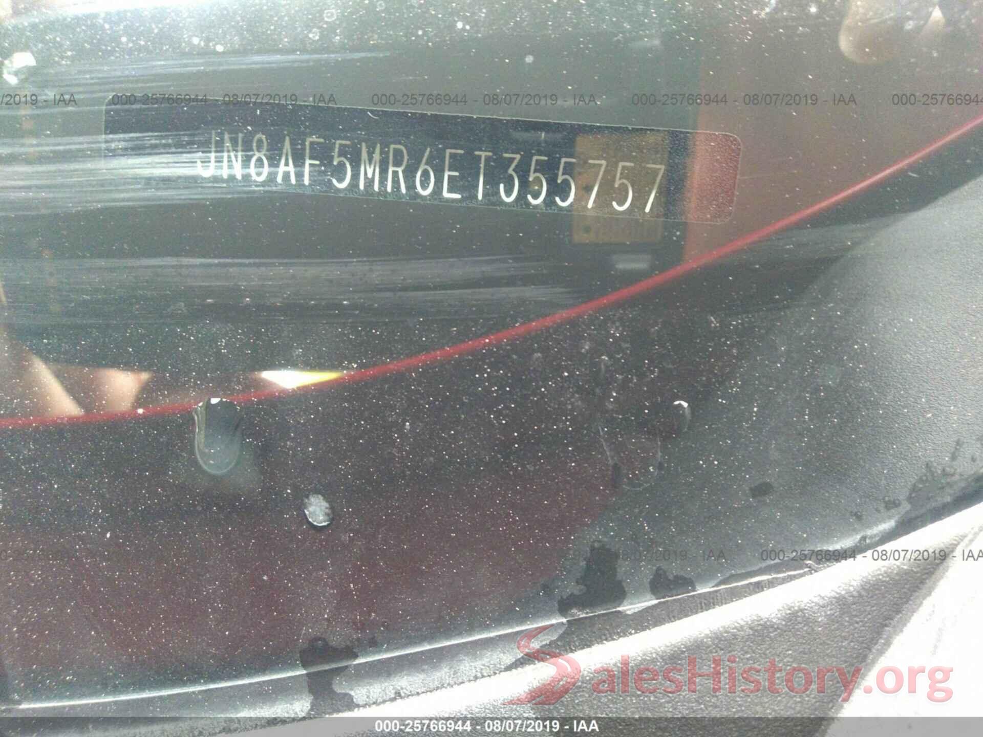 JN8AF5MR6ET355757 2014 NISSAN JUKE