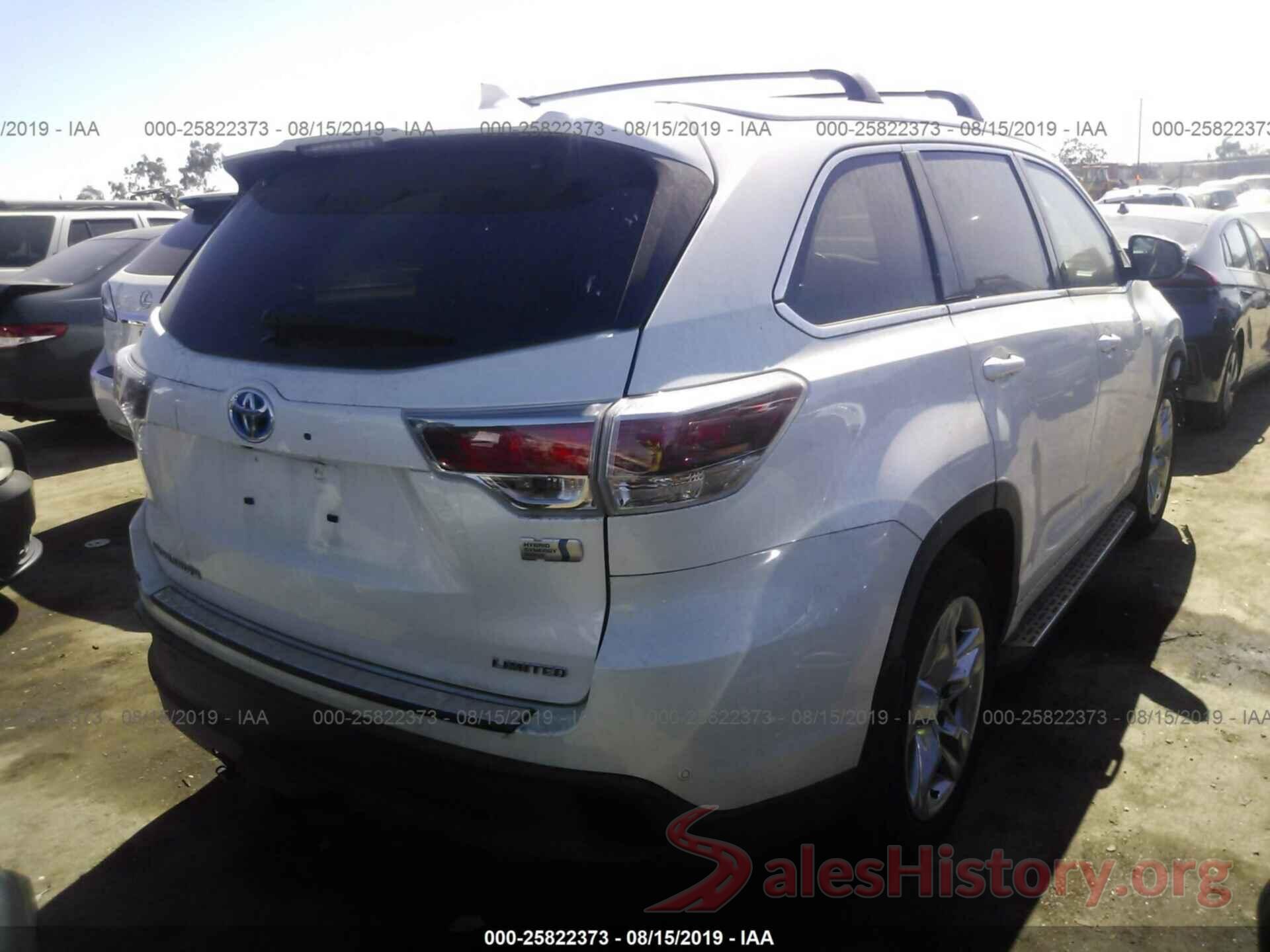 5TDDCRFH9GS015484 2016 TOYOTA HIGHLANDER