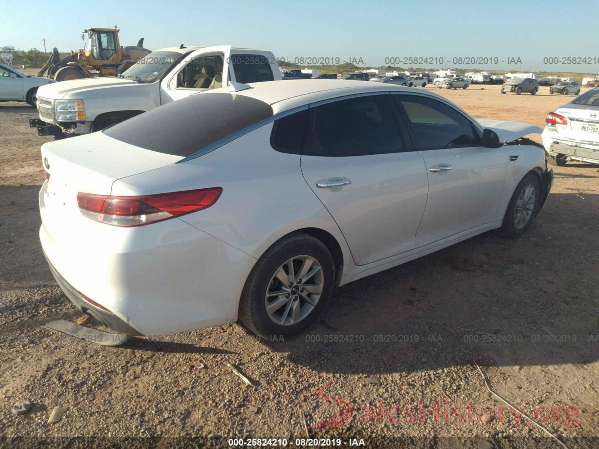 KNAGT4L36G5075850 2016 KIA OPTIMA