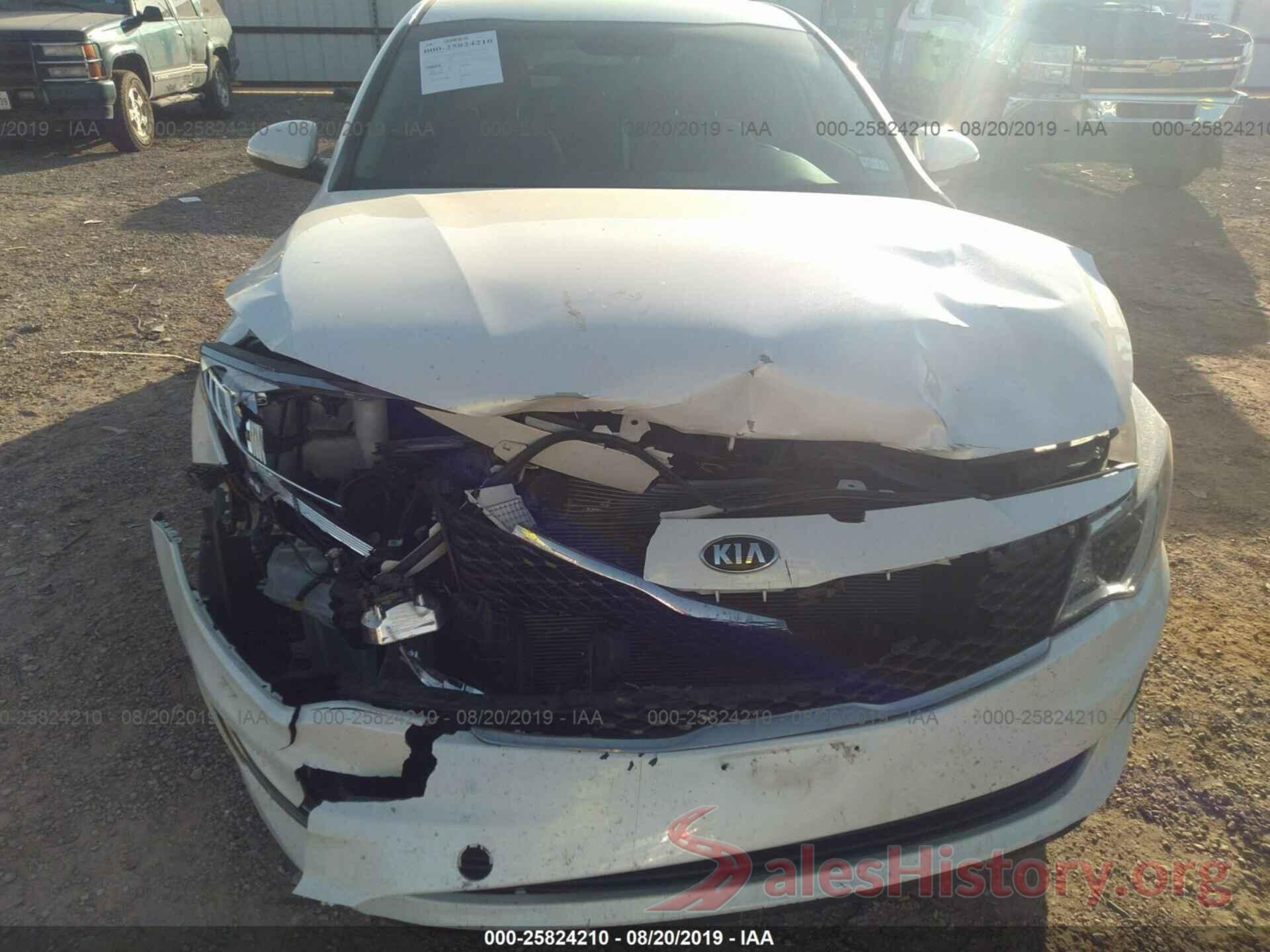 KNAGT4L36G5075850 2016 KIA OPTIMA