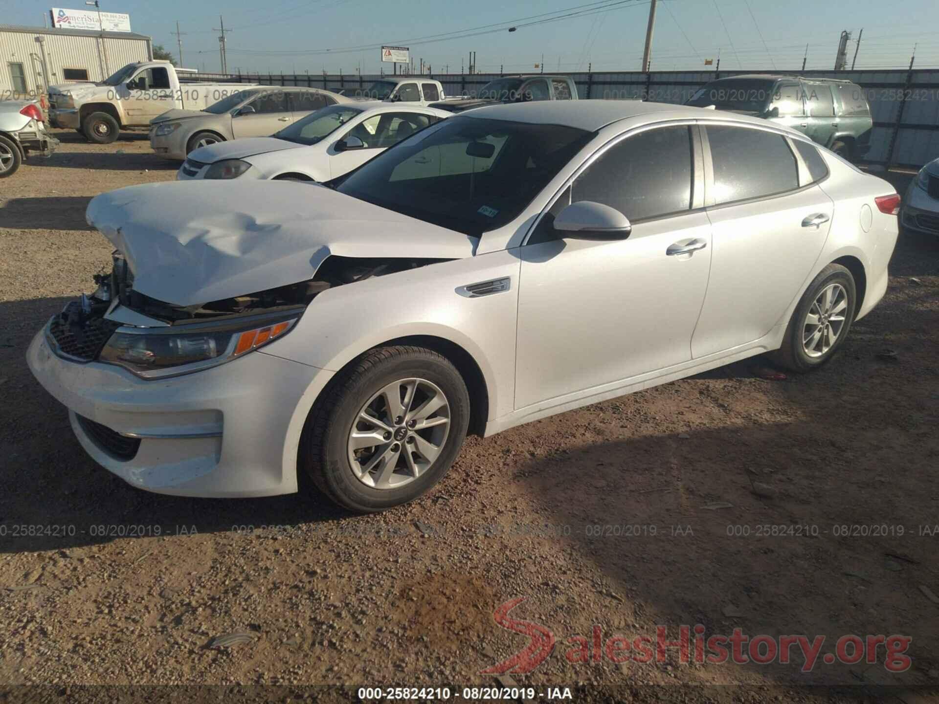 KNAGT4L36G5075850 2016 KIA OPTIMA