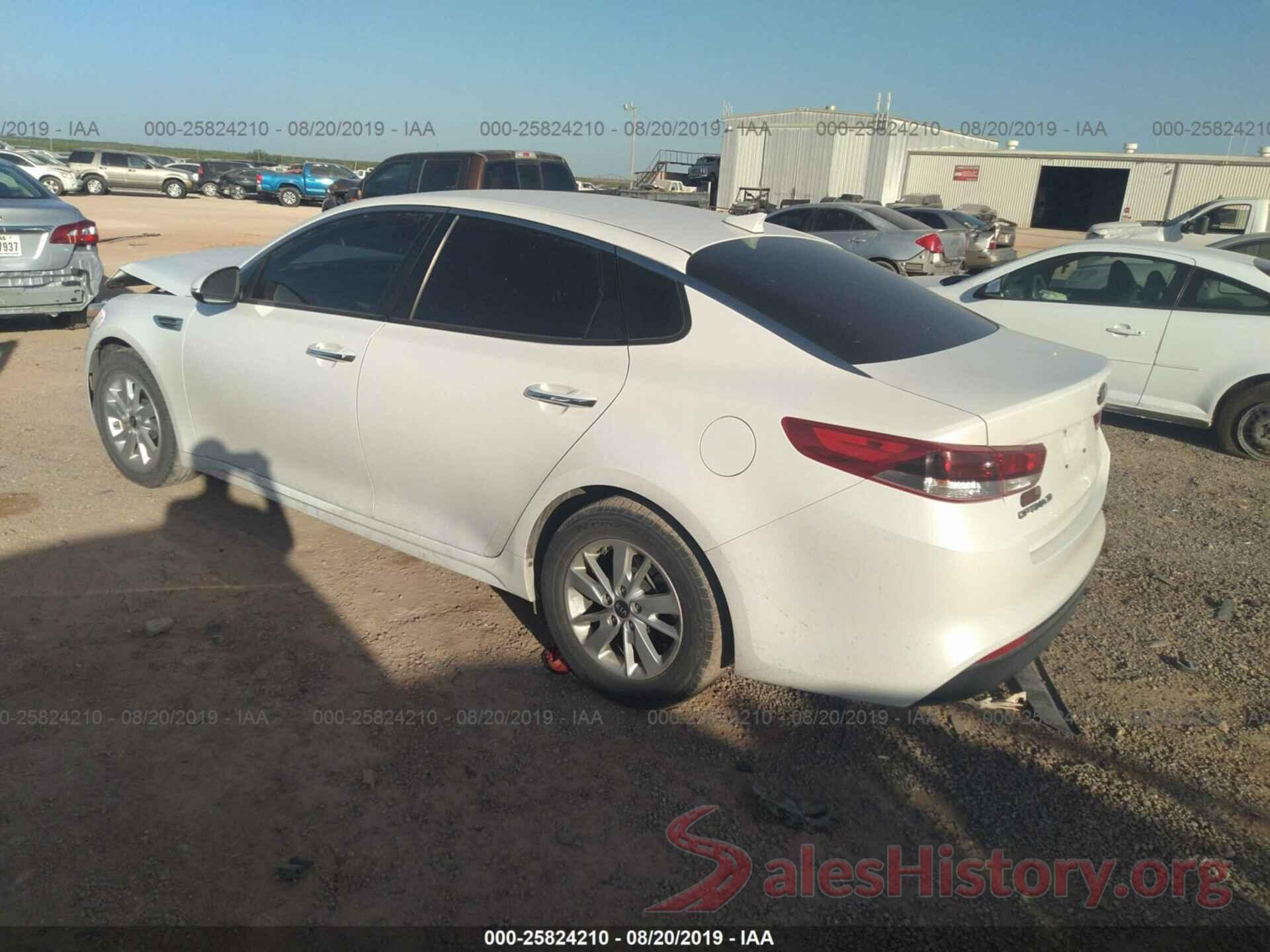 KNAGT4L36G5075850 2016 KIA OPTIMA