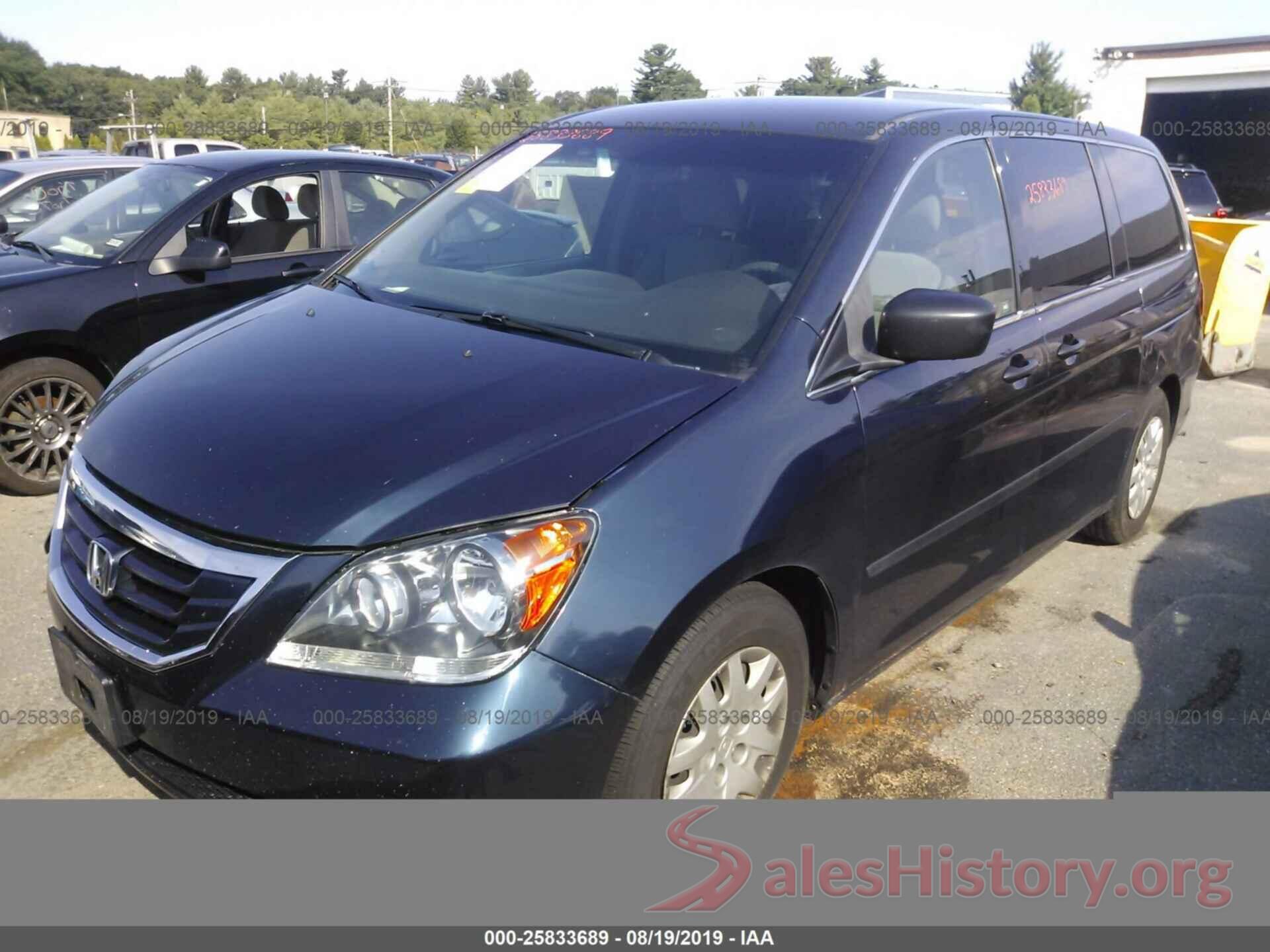 5FNRL3H2XAB109283 2010 HONDA ODYSSEY