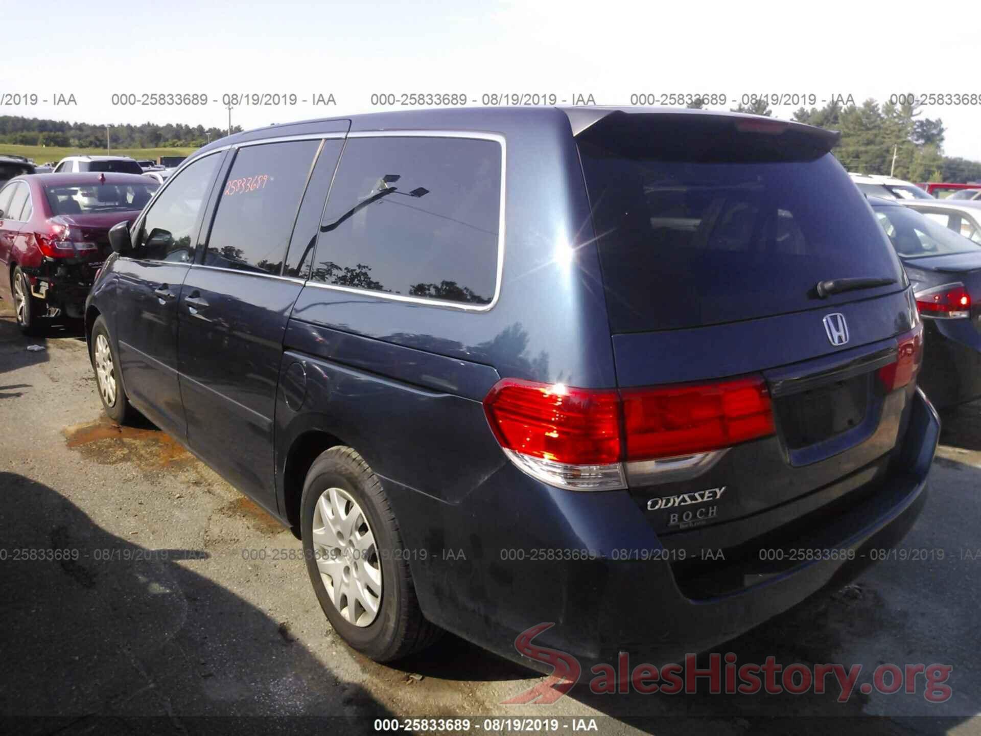 5FNRL3H2XAB109283 2010 HONDA ODYSSEY