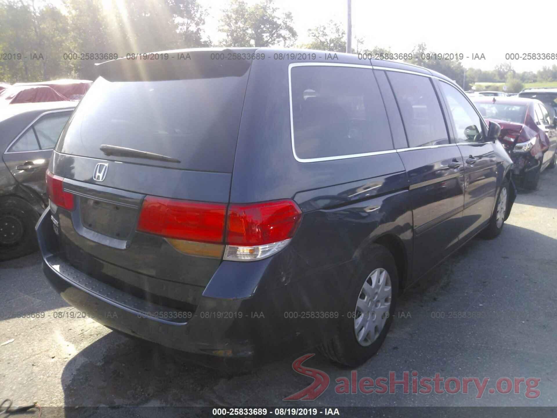 5FNRL3H2XAB109283 2010 HONDA ODYSSEY