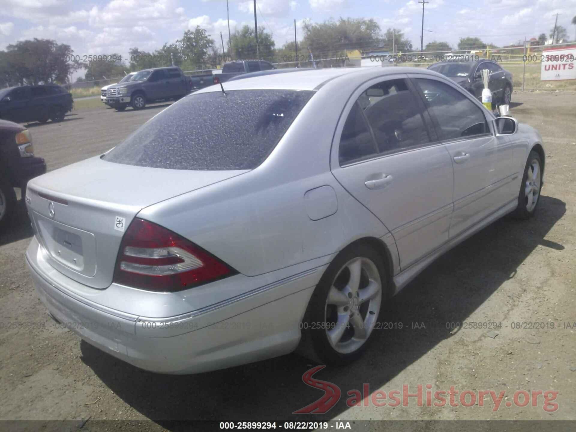 WDBRF52H26F789407 2006 MERCEDES-BENZ C