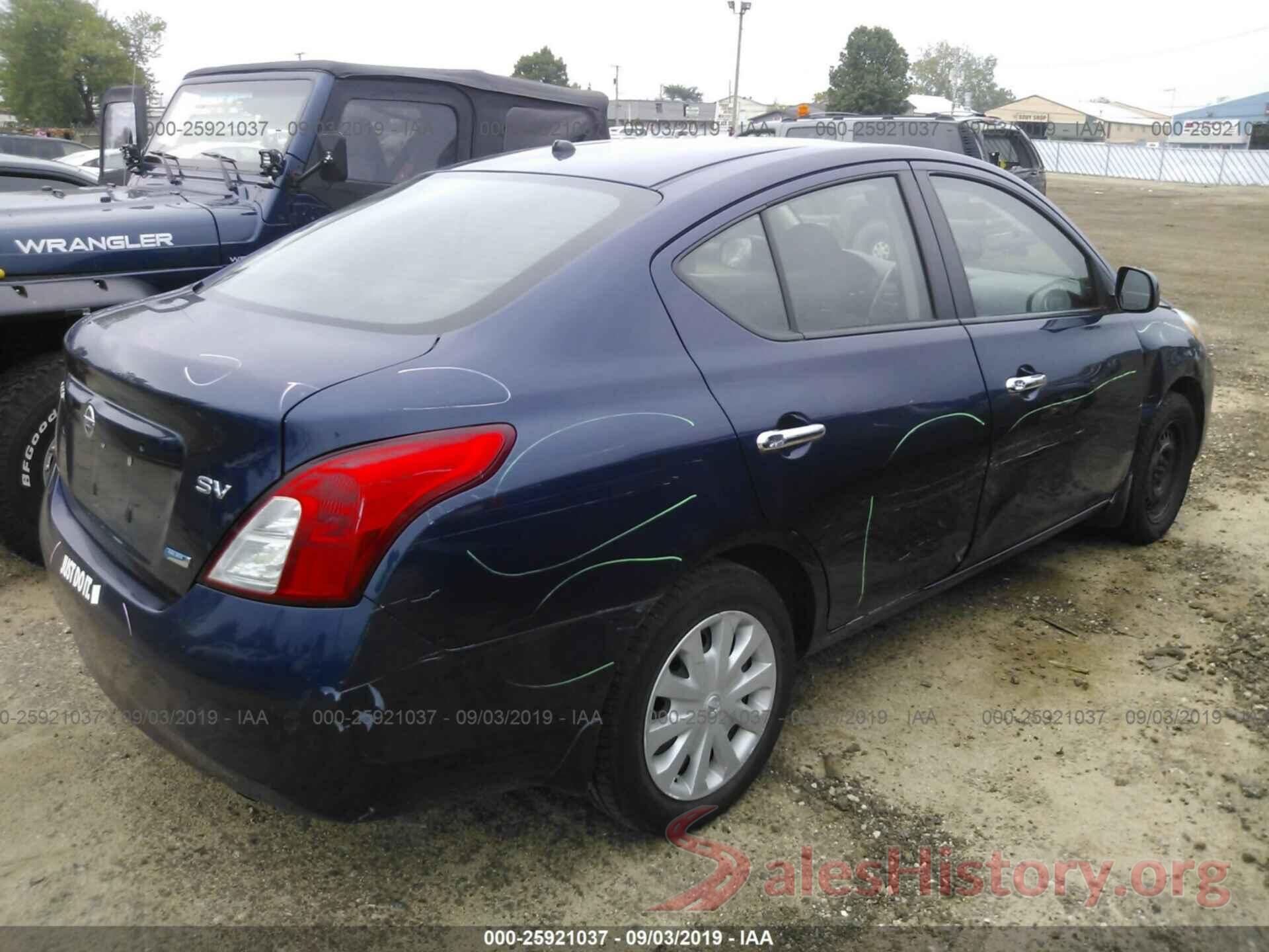 3N1CN7AP5CL864894 2012 NISSAN VERSA