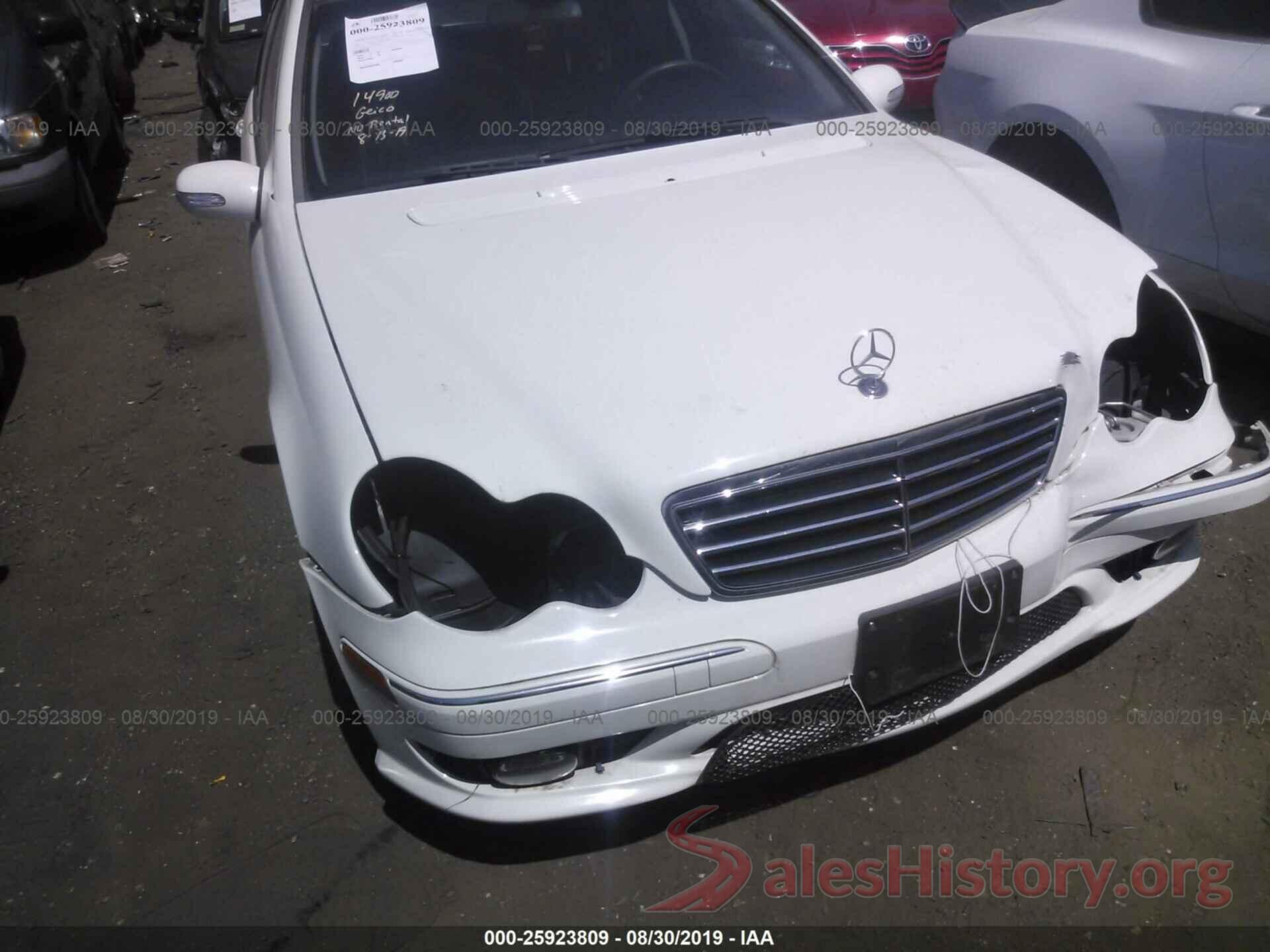 WDBRF52H47F925053 2007 MERCEDES-BENZ C