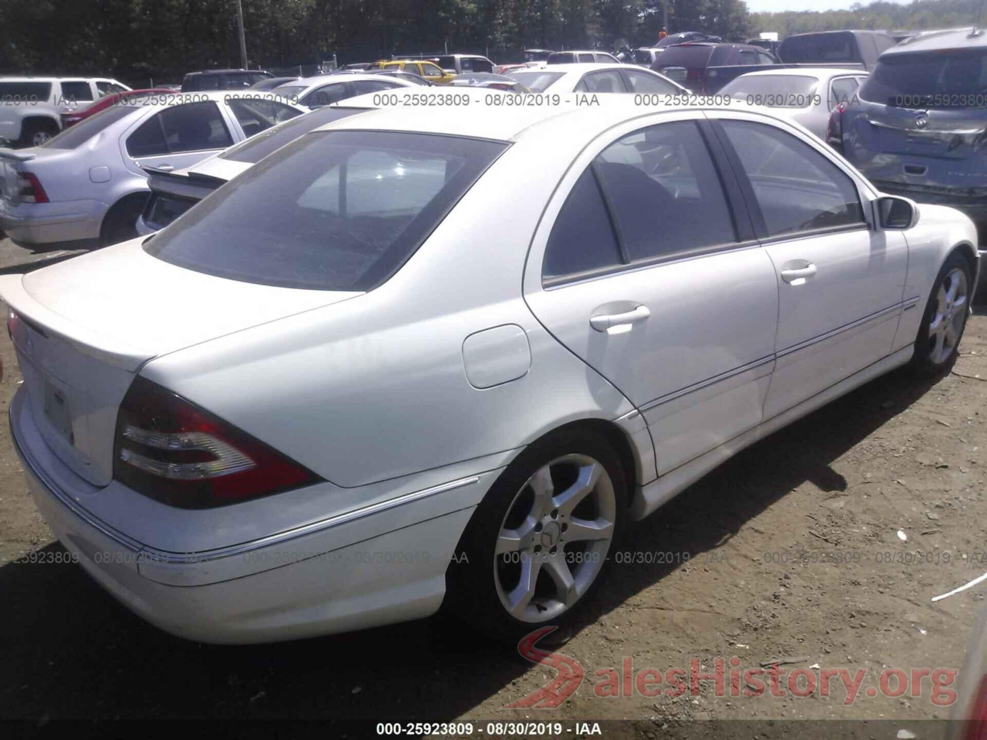 WDBRF52H47F925053 2007 MERCEDES-BENZ C