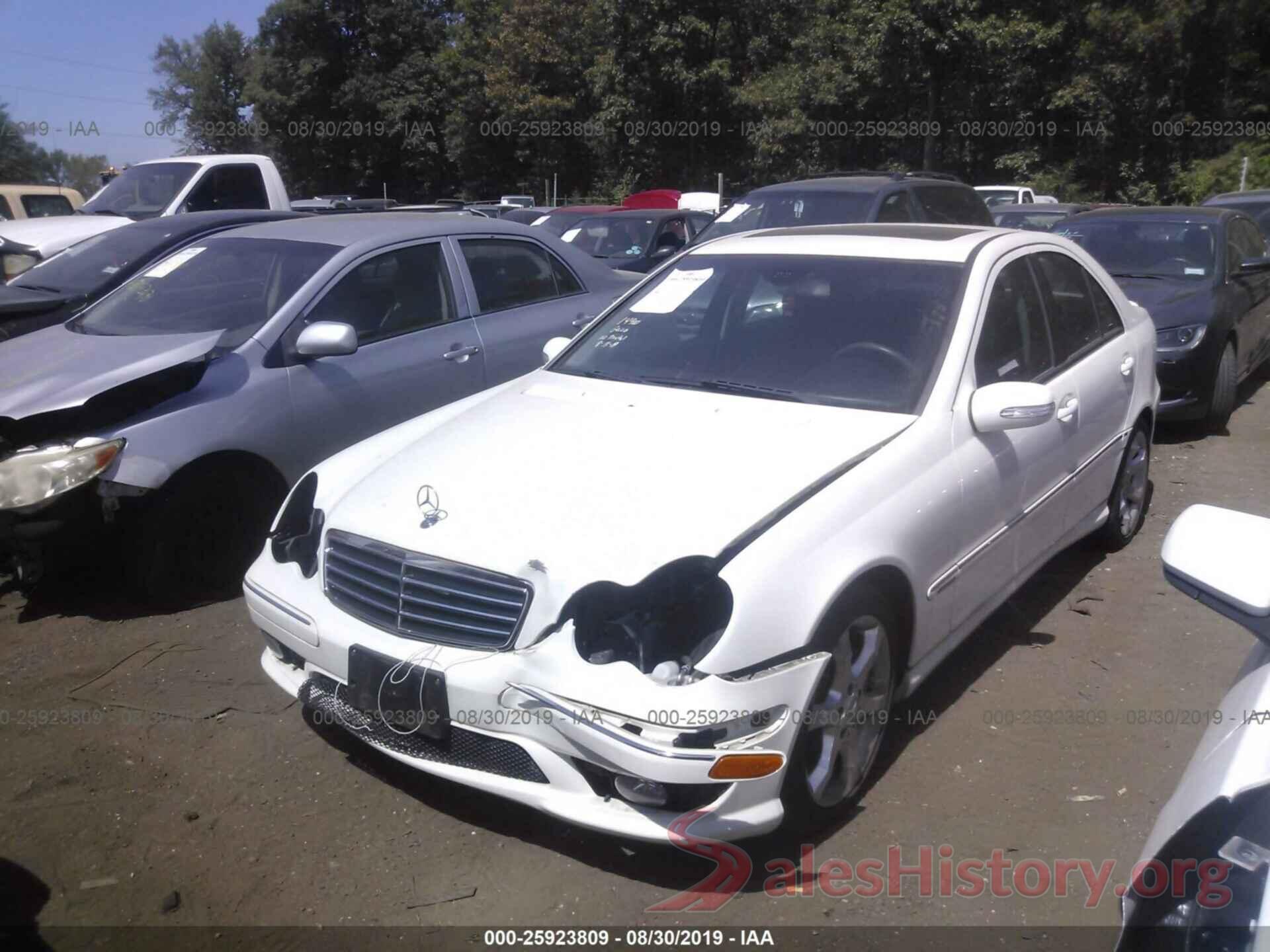 WDBRF52H47F925053 2007 MERCEDES-BENZ C