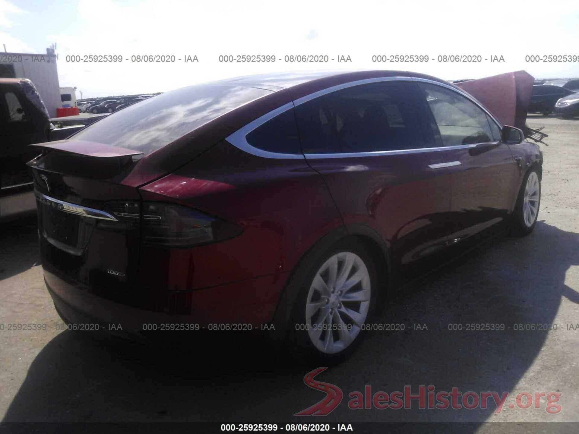 5YJXCDE25JF142399 2018 TESLA MODEL X