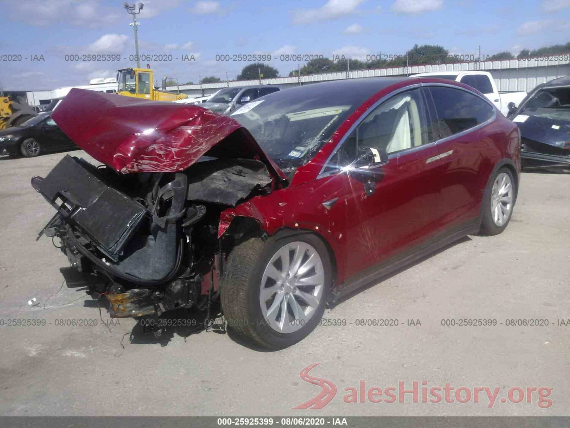 5YJXCDE25JF142399 2018 TESLA MODEL X