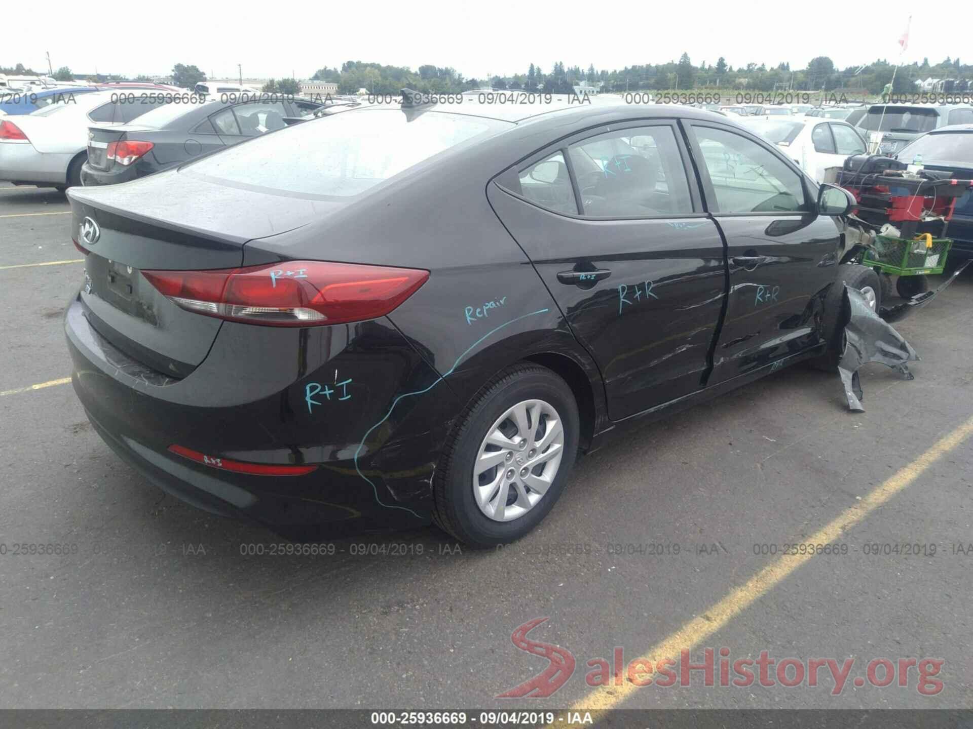 5NPD74LF0HH142349 2017 HYUNDAI ELANTRA