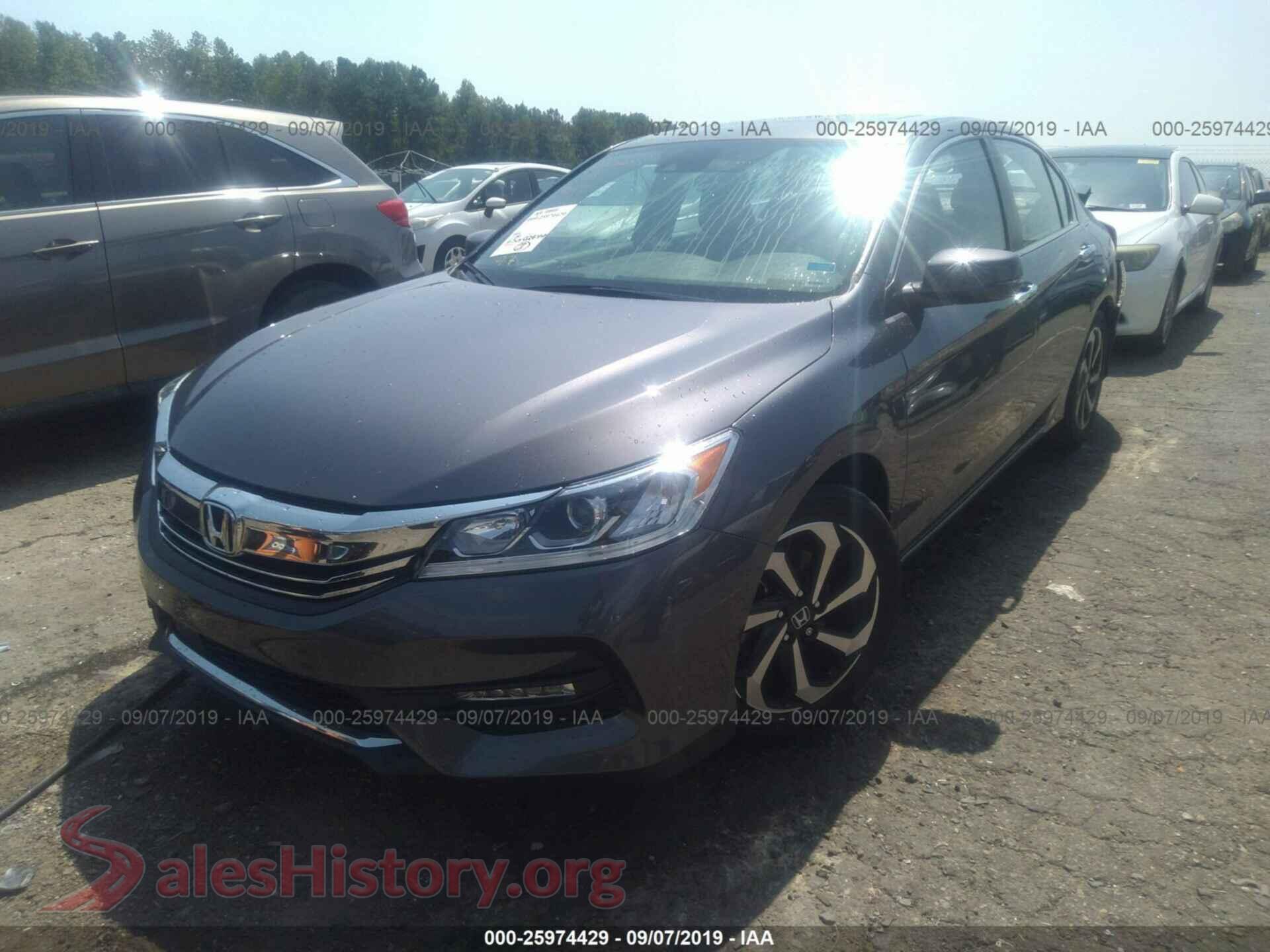 2017 HONDA ACCORD VIN 1HGCR2F00HA087833, front view