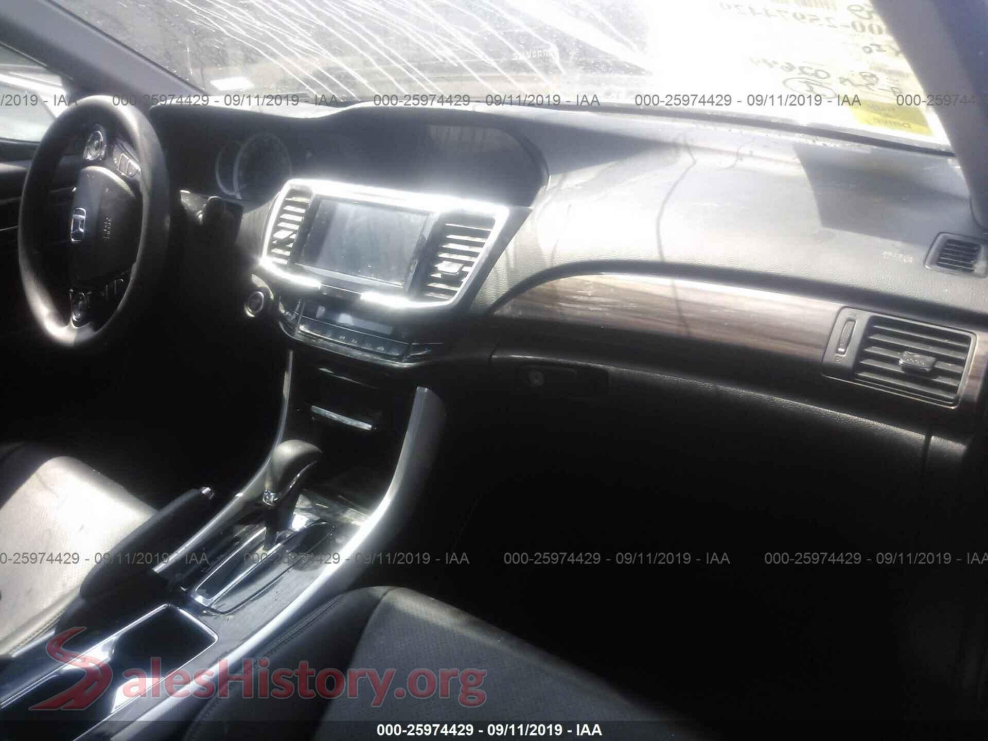 2017 HONDA ACCORD VIN 1HGCR2F00HA087833, rear view
