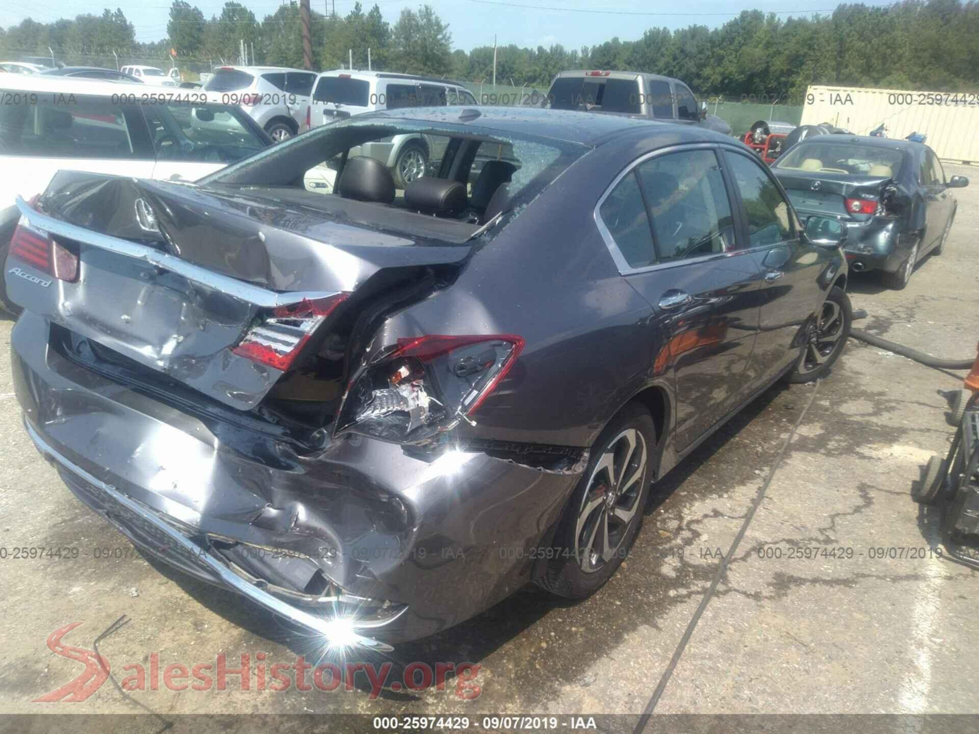 2017 HONDA ACCORD VIN 1HGCR2F00HA087833, rear driver side