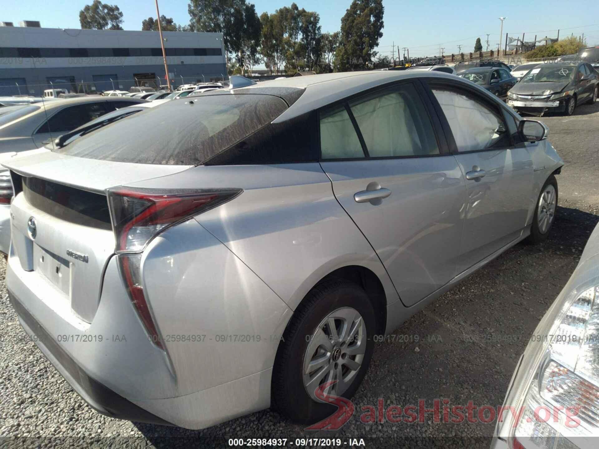 JTDKBRFU7G3016626 2016 TOYOTA PRIUS