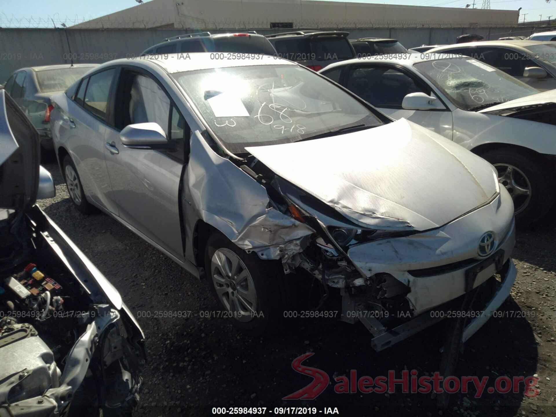 JTDKBRFU7G3016626 2016 TOYOTA PRIUS