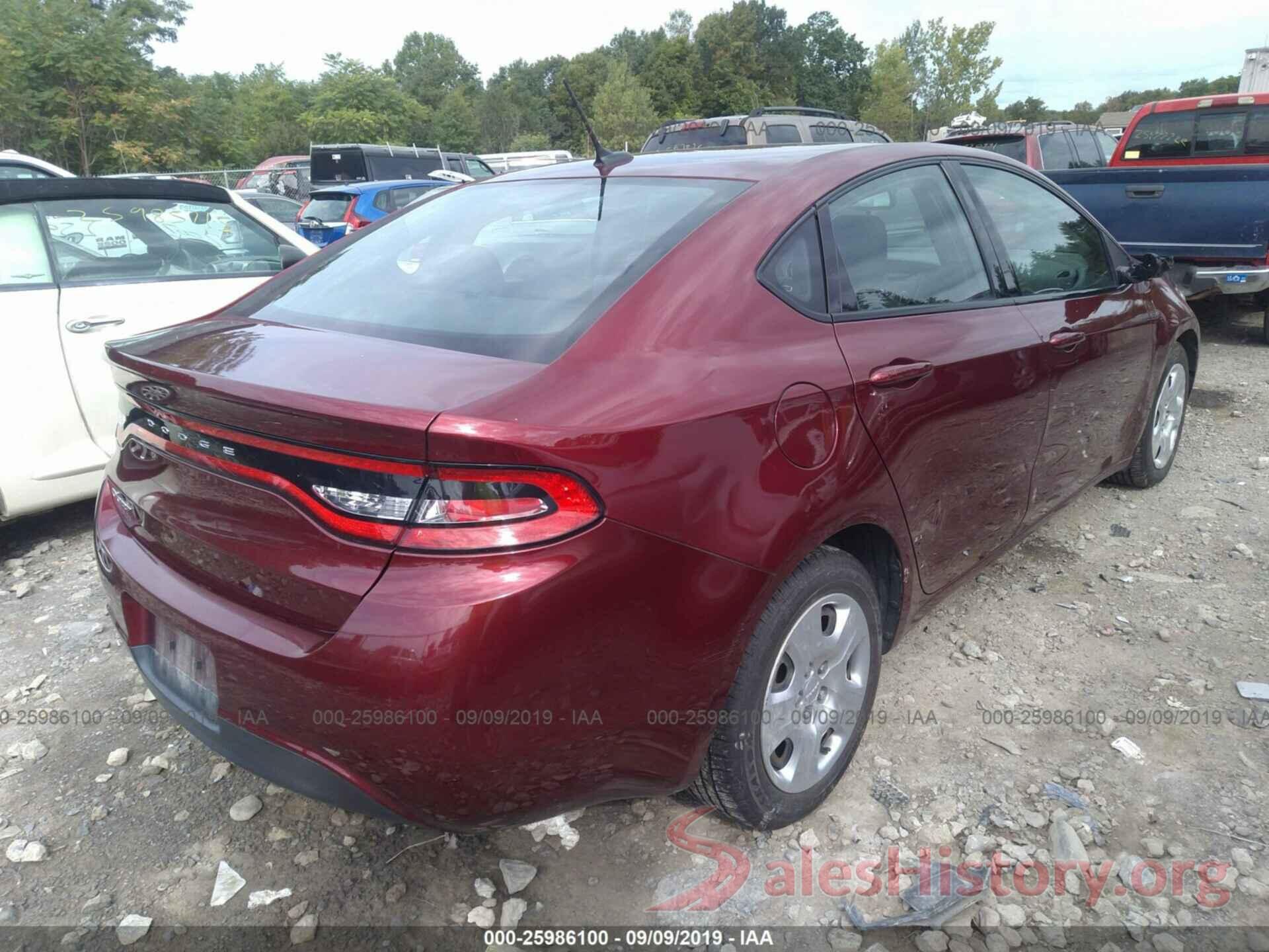 1C3CDFAA0FD276969 2015 DODGE DART